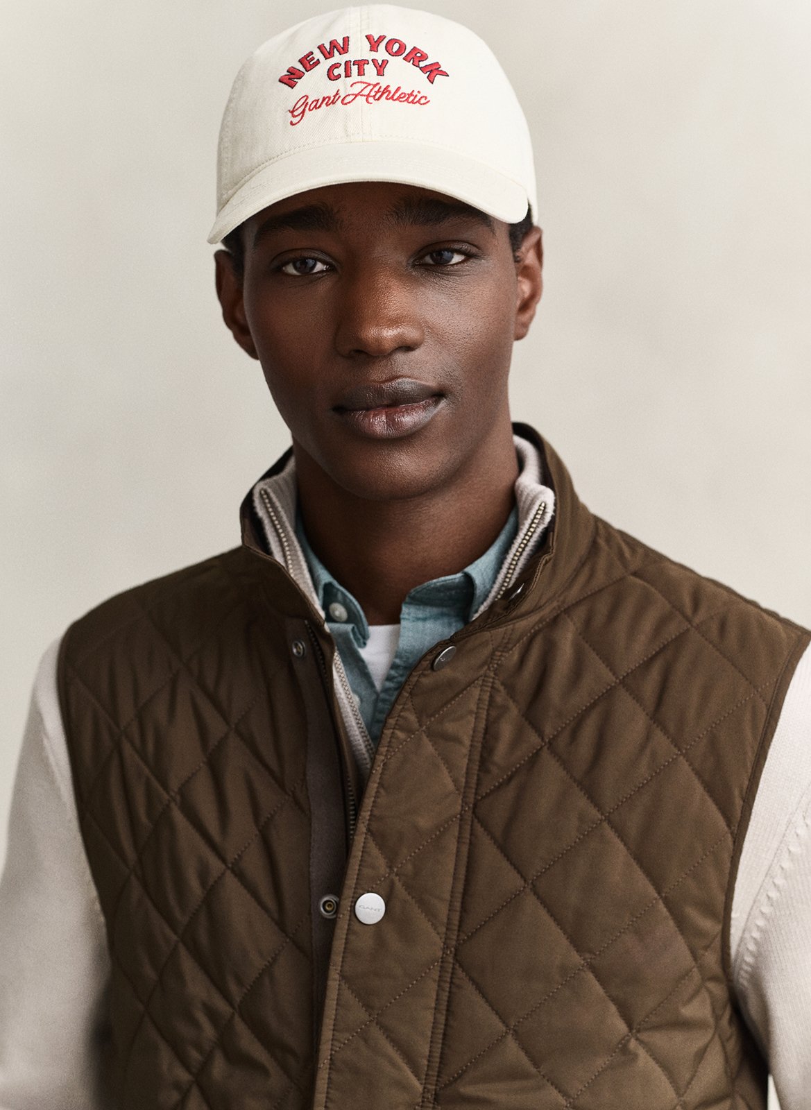 Steppweste GANT Braun