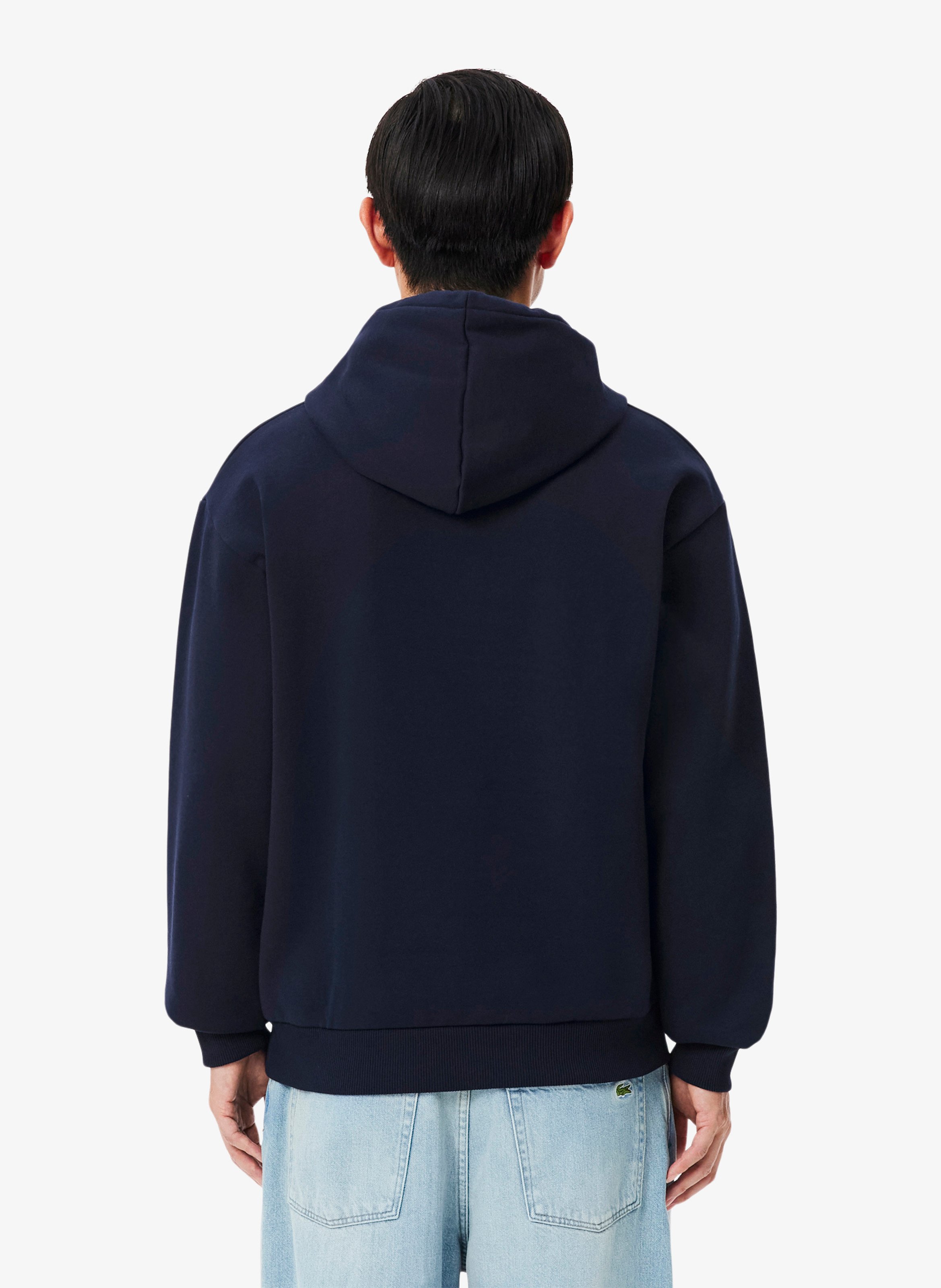 Cotton-blend hoodie LACOSTE Blue