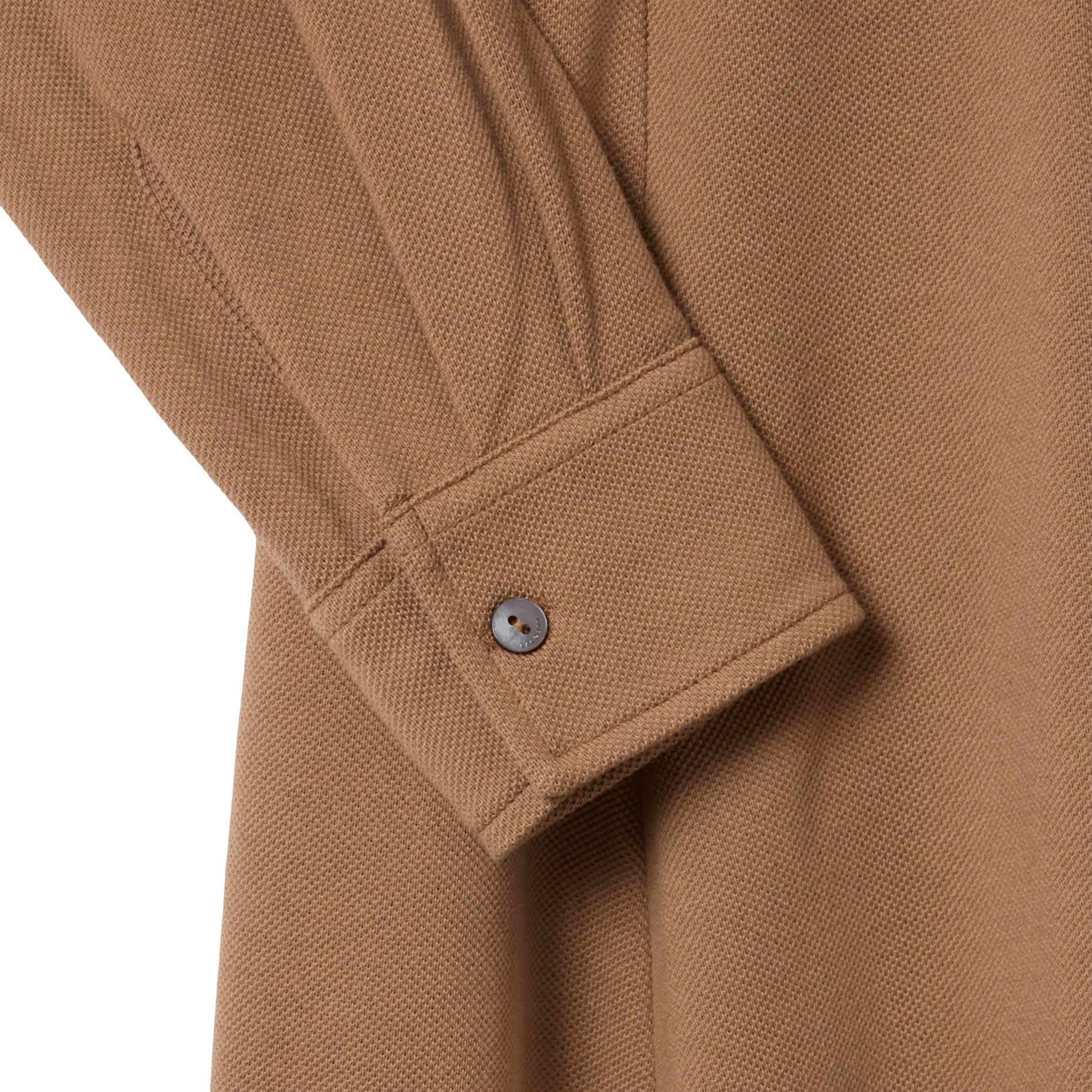 Eng anliegendes Polokleid aus Baumwolle LACOSTE Braun