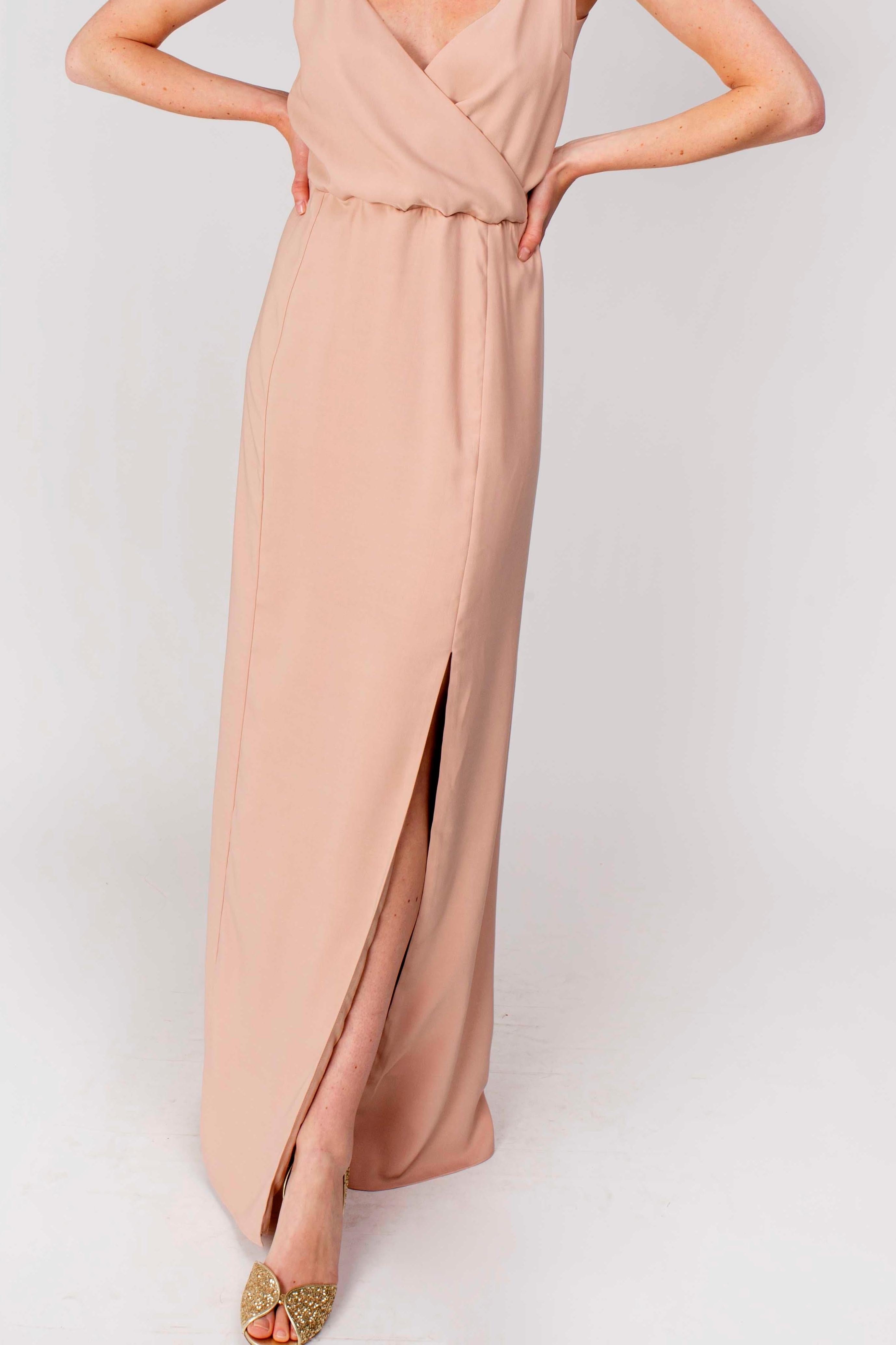 Robe longue MAISON LEMOINE - Seconde main Rose