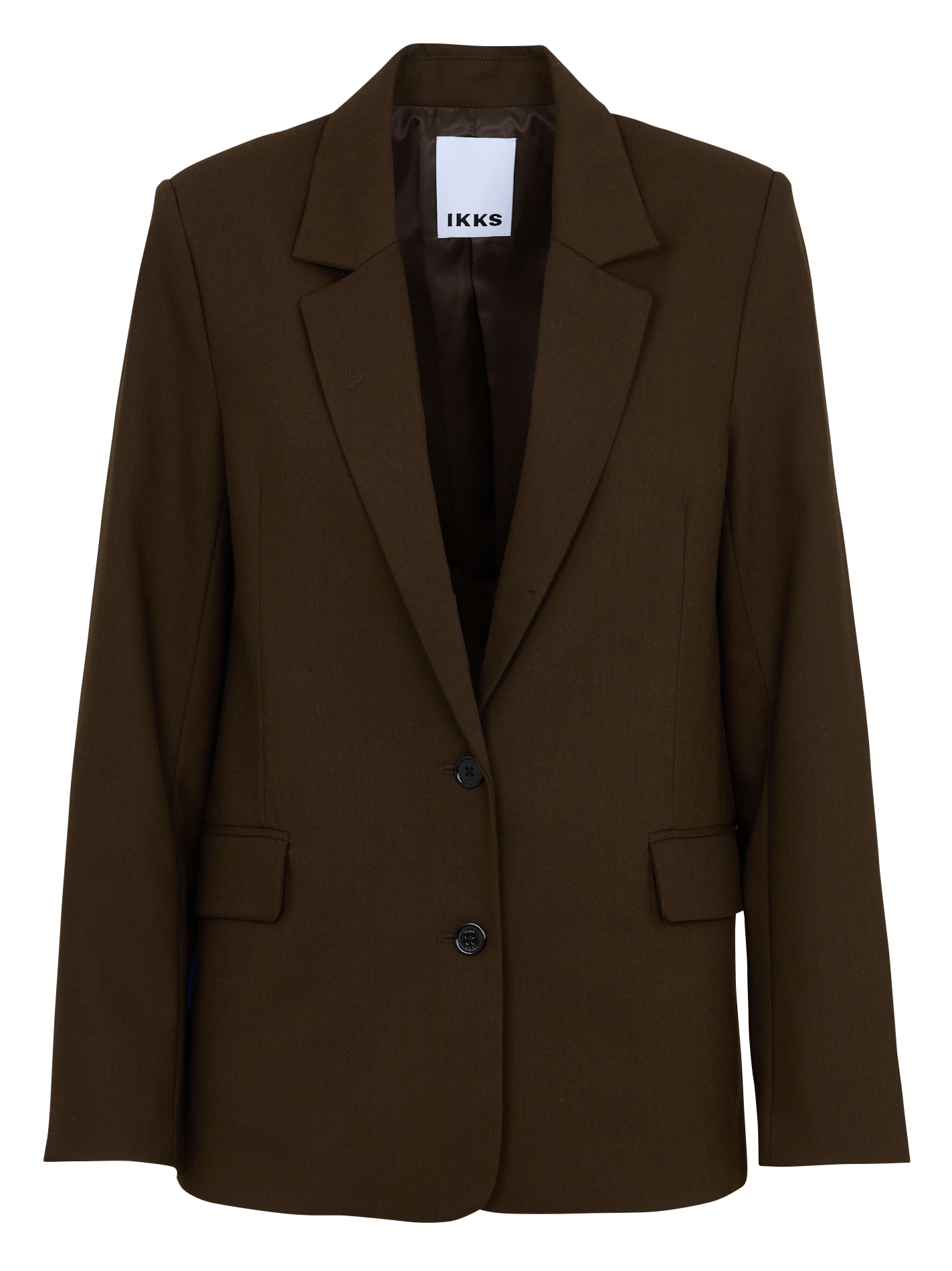 Veste tailleur droite IKKS Kaki