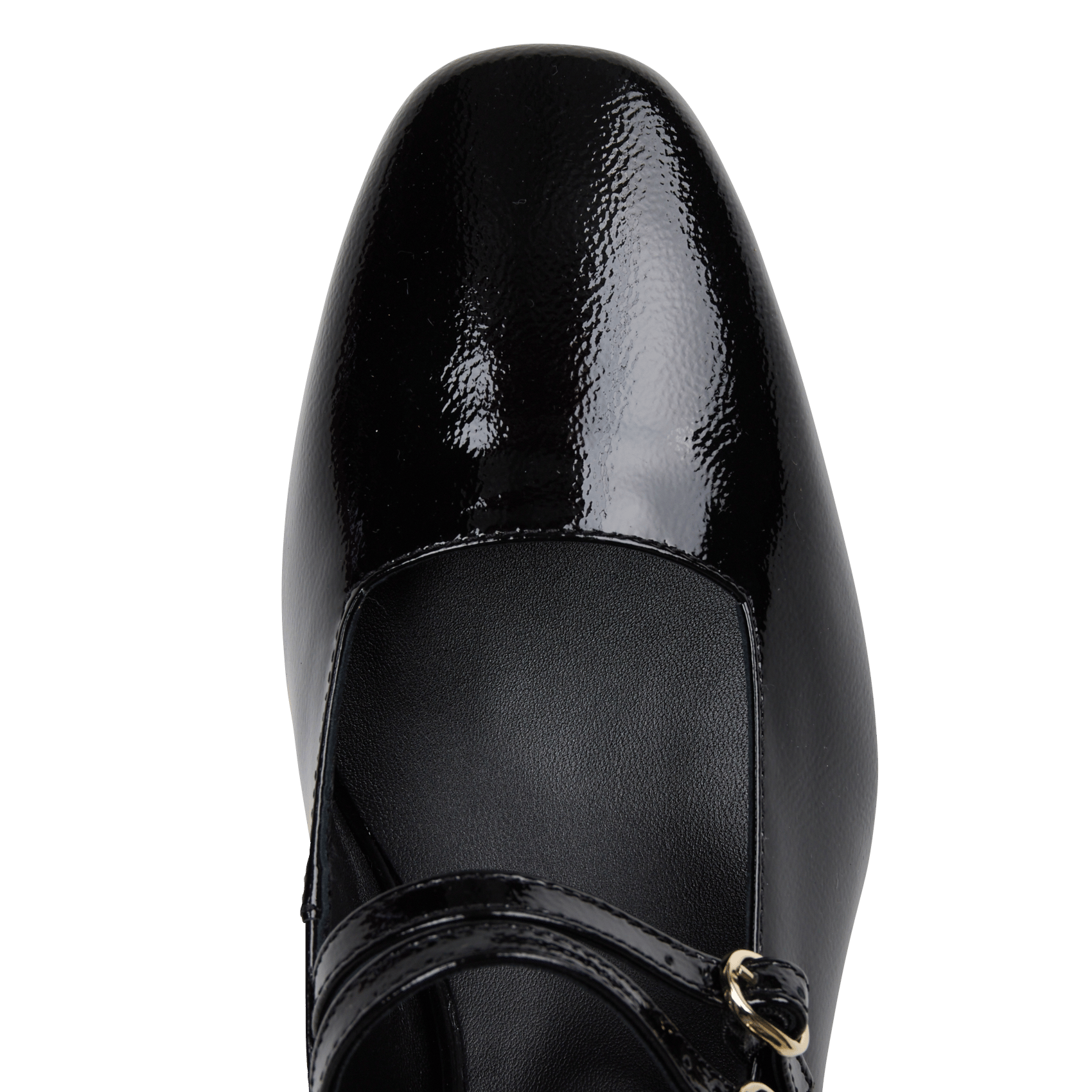 Babies à talons vernis en cuir verni BOBBIES Noir