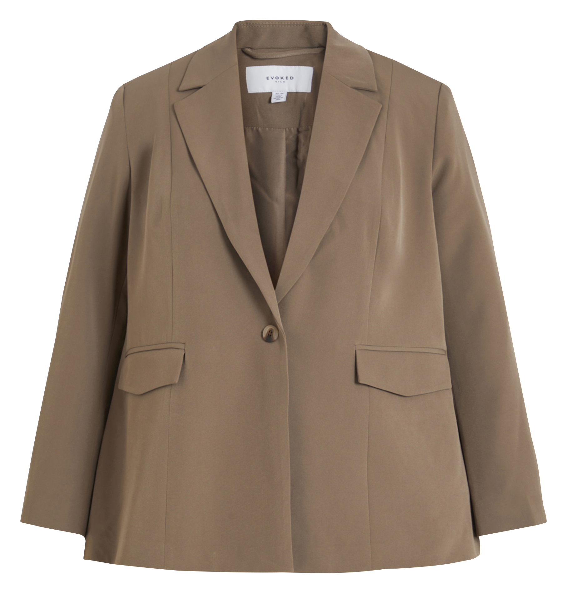 Veste de tailleur droite  EVOKED Marron