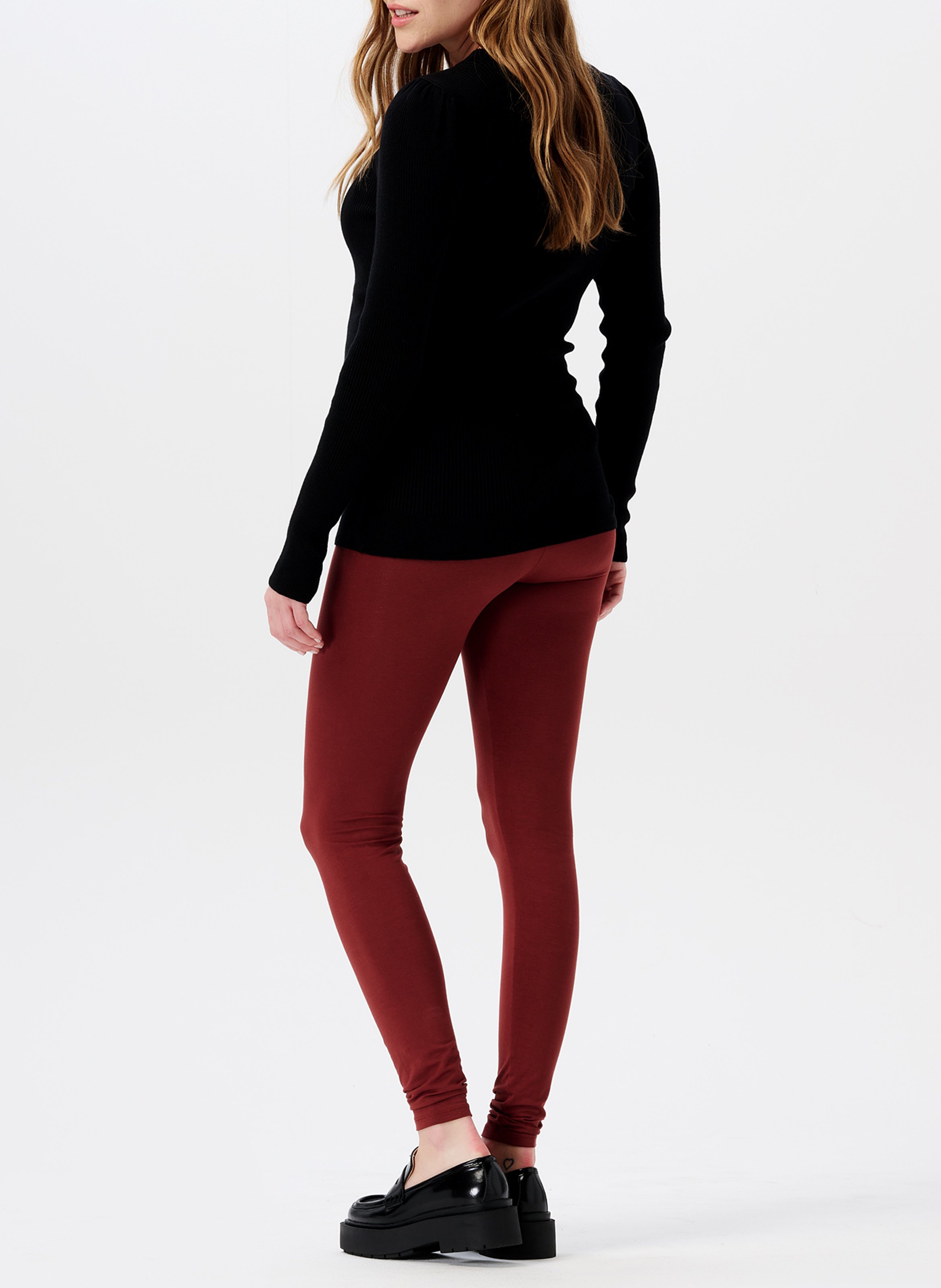 Pull col rond à rayures en coton bio mélangé  NOPPIES Noir