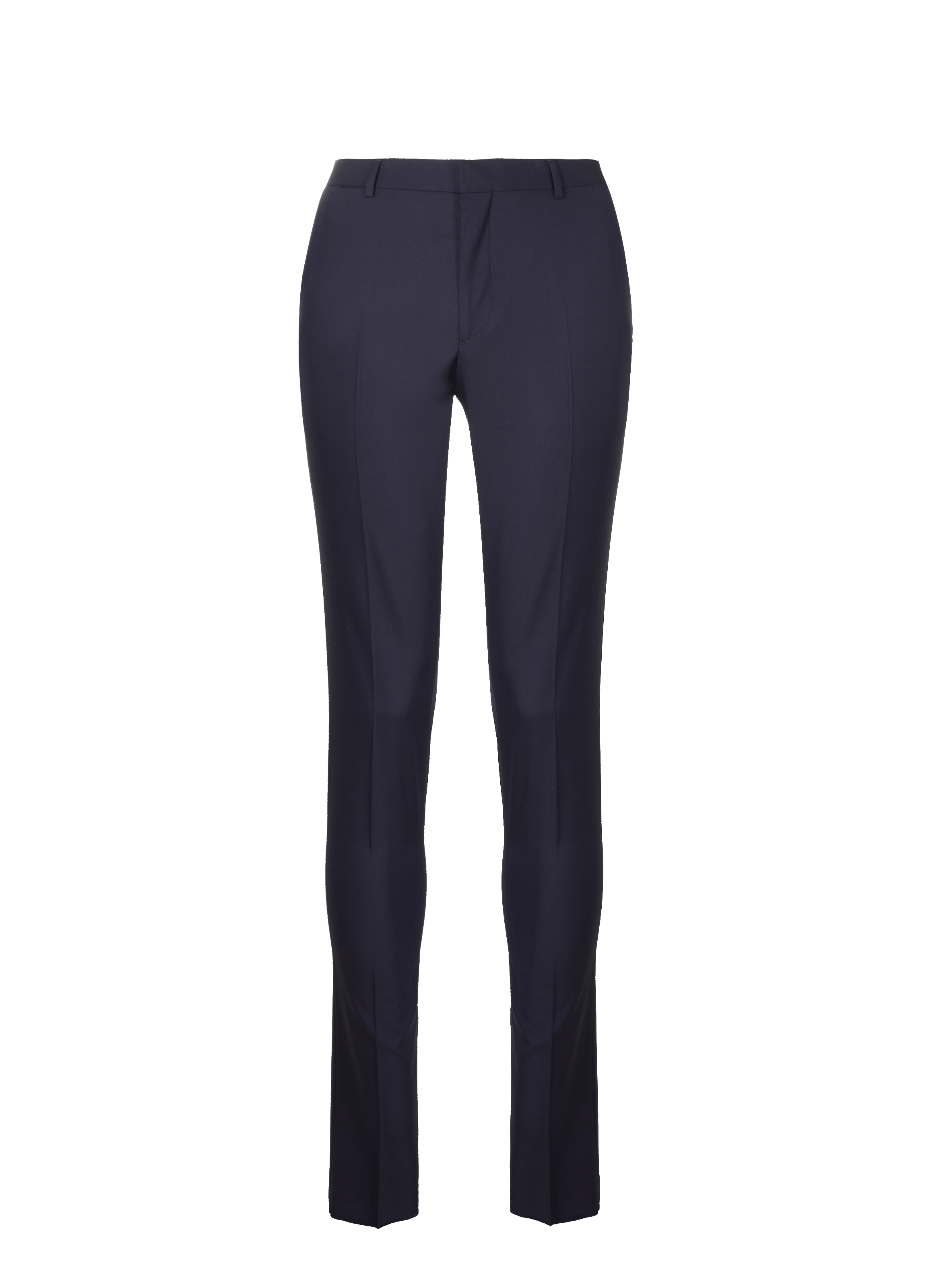Plissierte Anzughose aus Wolle, Slim Fit SAISON 1865 Blau