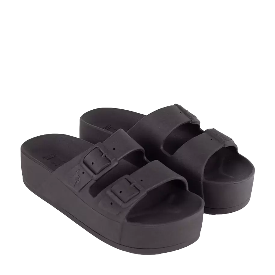 Flat platform sandals CACATOES DO BRASIL Black