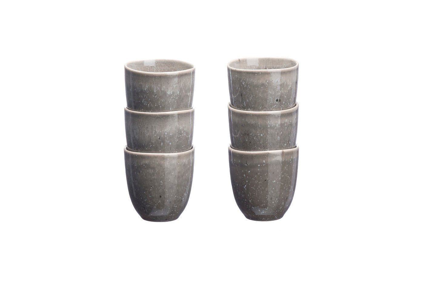 Stellar cup 15cl - 6 pieces - concrete gray BJORN Grey