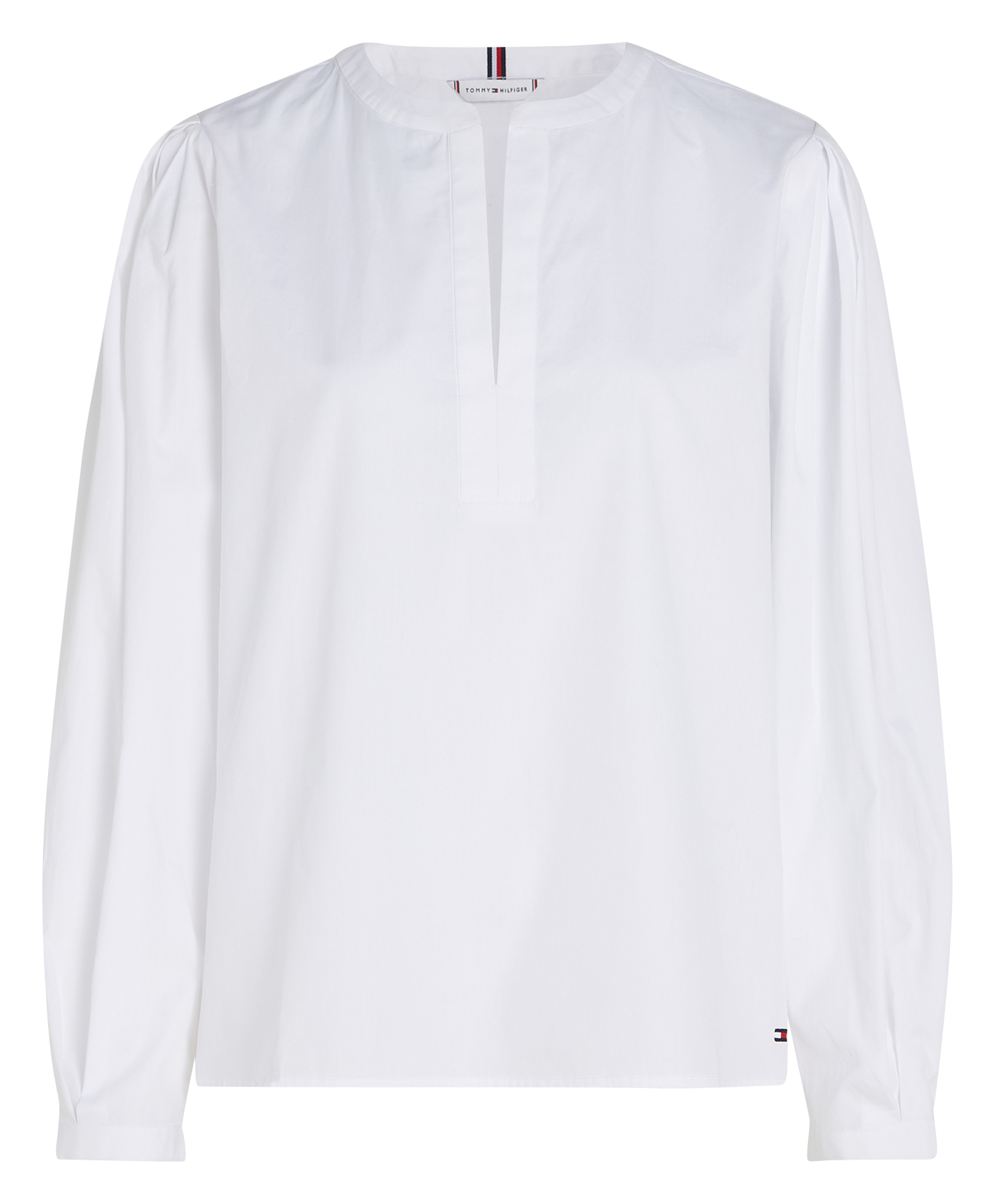 Biologisch Katoen Tommy Hilfiger Shirt Dames Wit Katoenen T-shirt