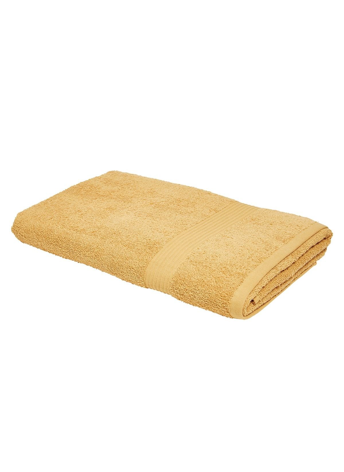 Solid color cotton beach towel TODAY LINGE DE MAISON Yellow