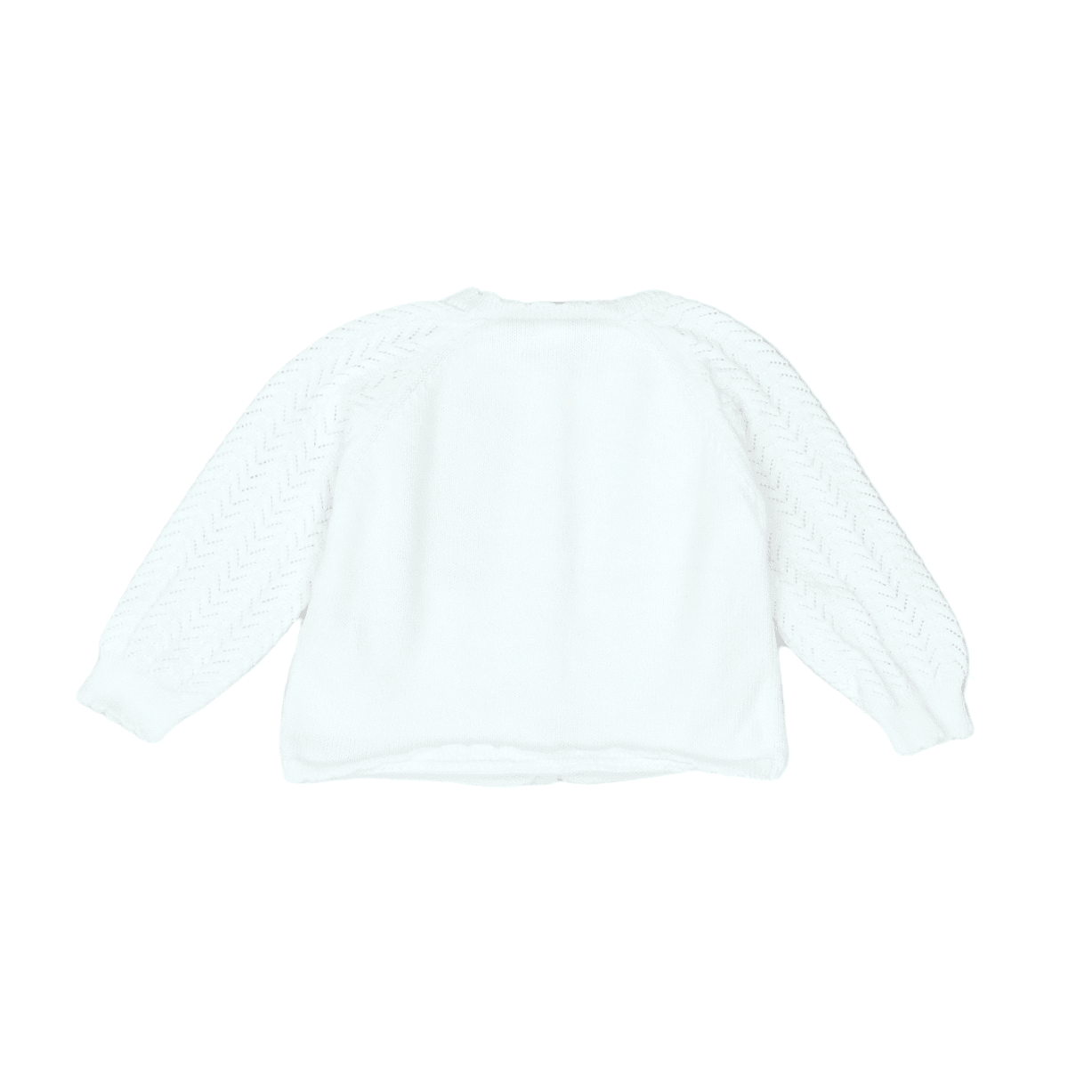 White baby cardigan - 6 months TARTINE ET CHOCOLAT - seconde-main White