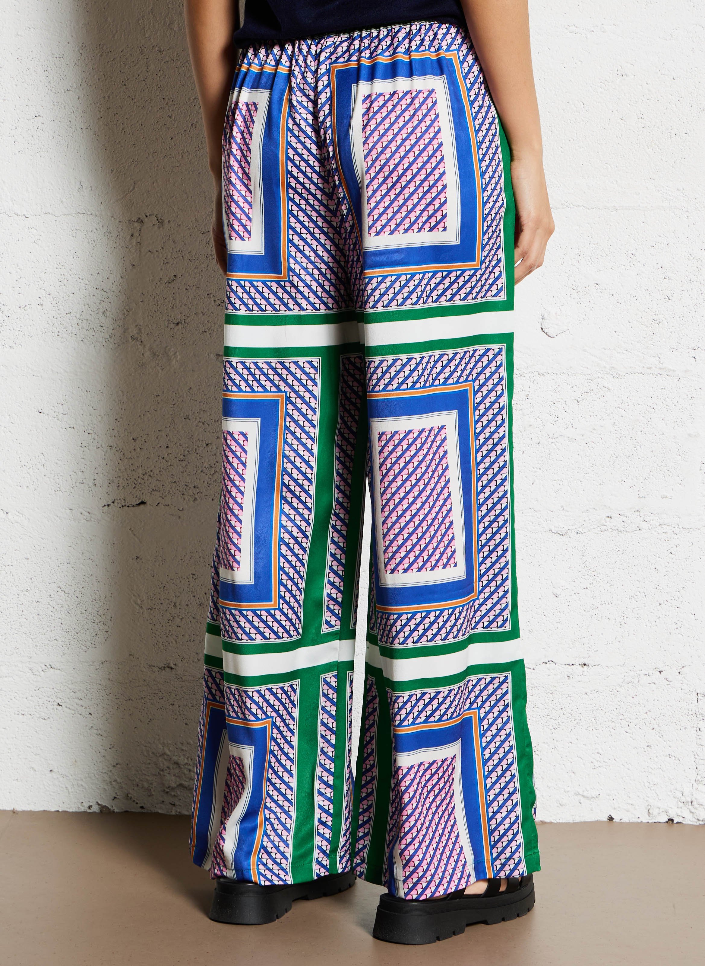 Rechte broek met grafische print LA PETITE ETOILE Veelkleurig