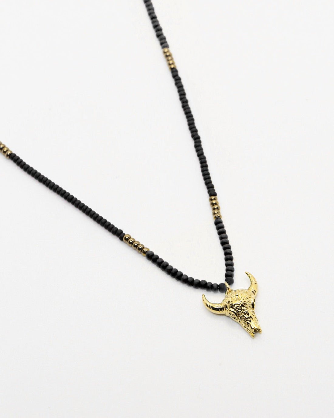 Bull necklace NILAI Black