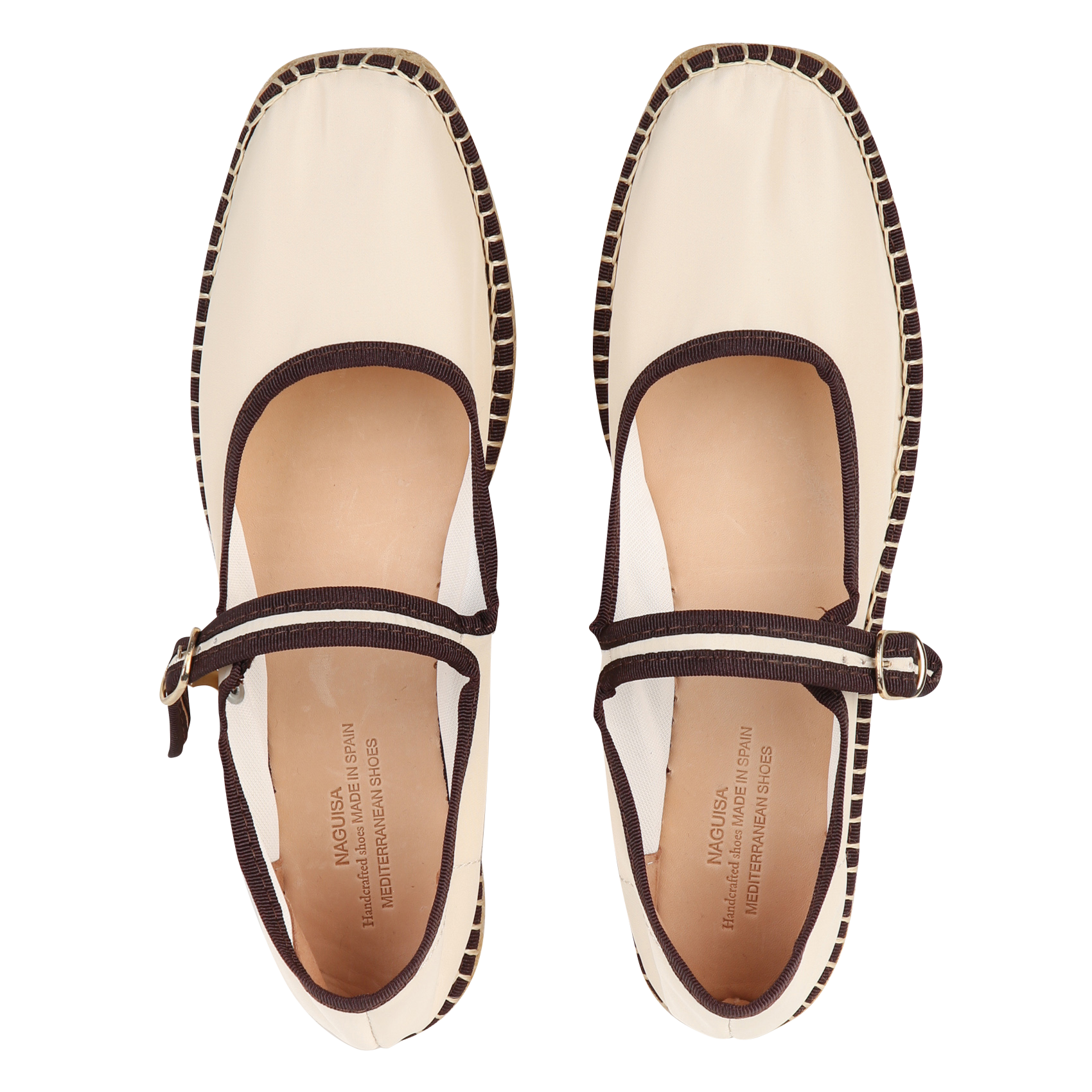 Platte espadrilles van linnen NAGUISA Veelkleurig