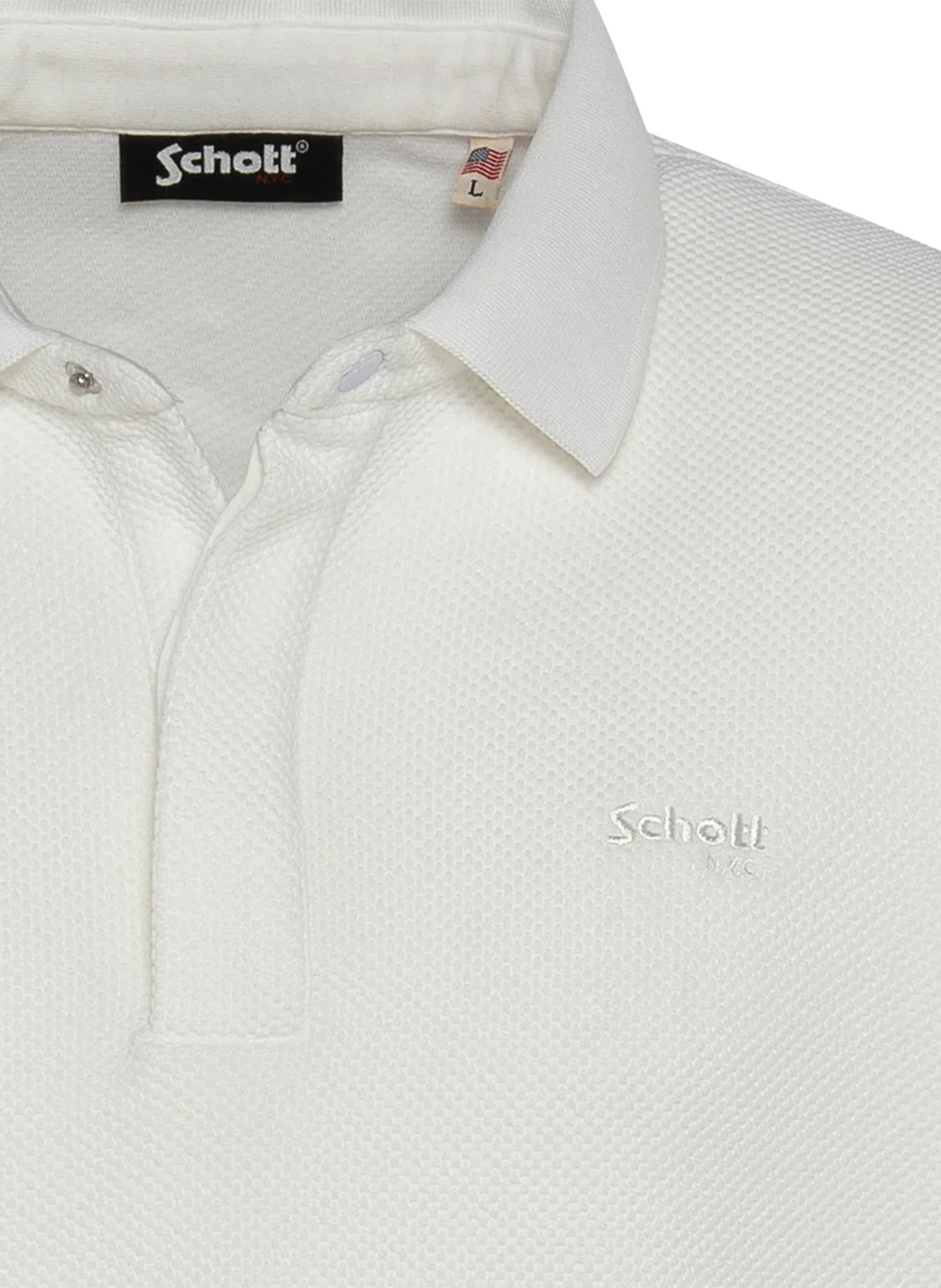 Poloshirt SCHOTT Weiss