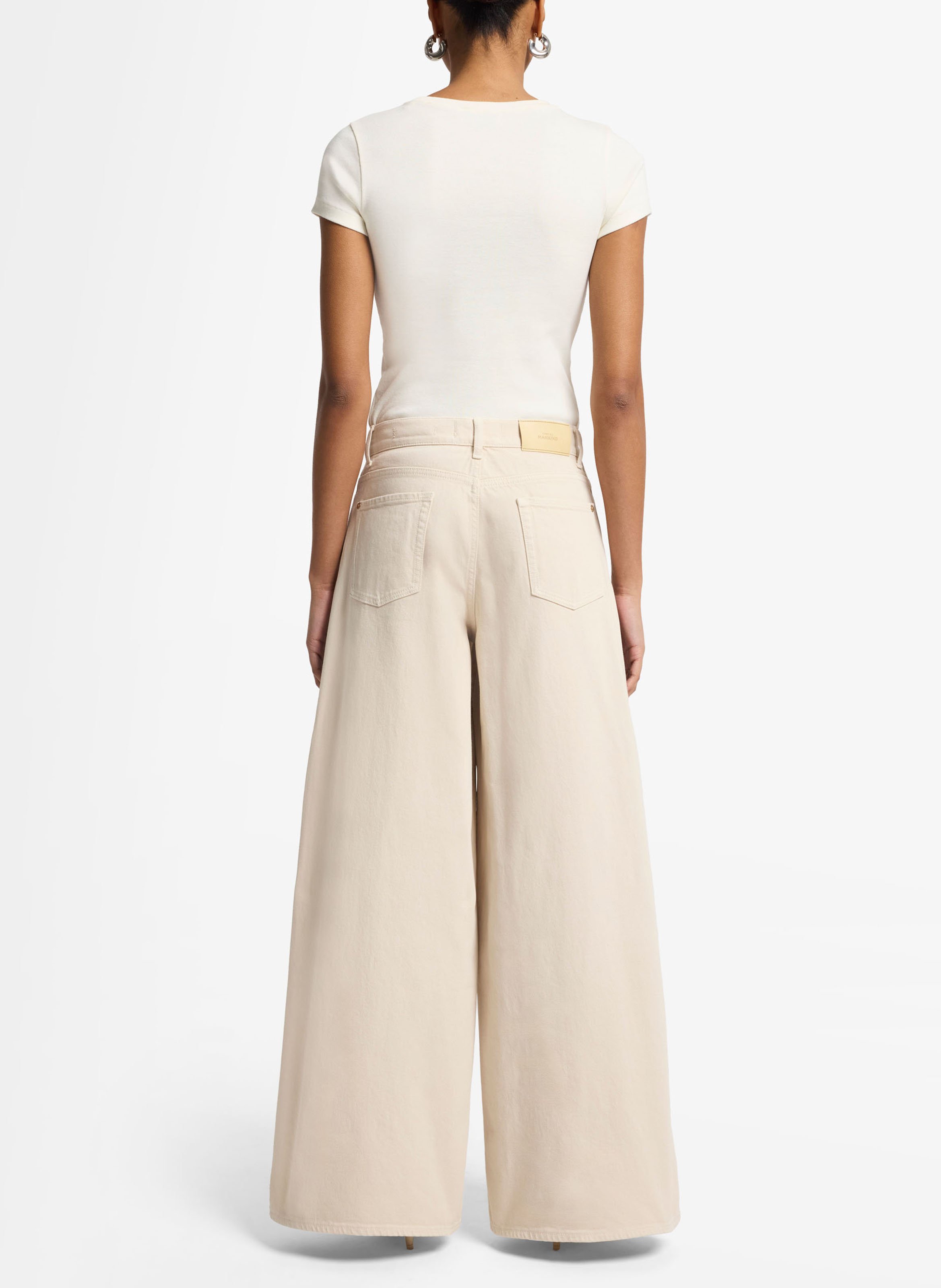 Gekleurde straight-fit jeans met 5 zakken 7 FOR ALL MANKIND Wit