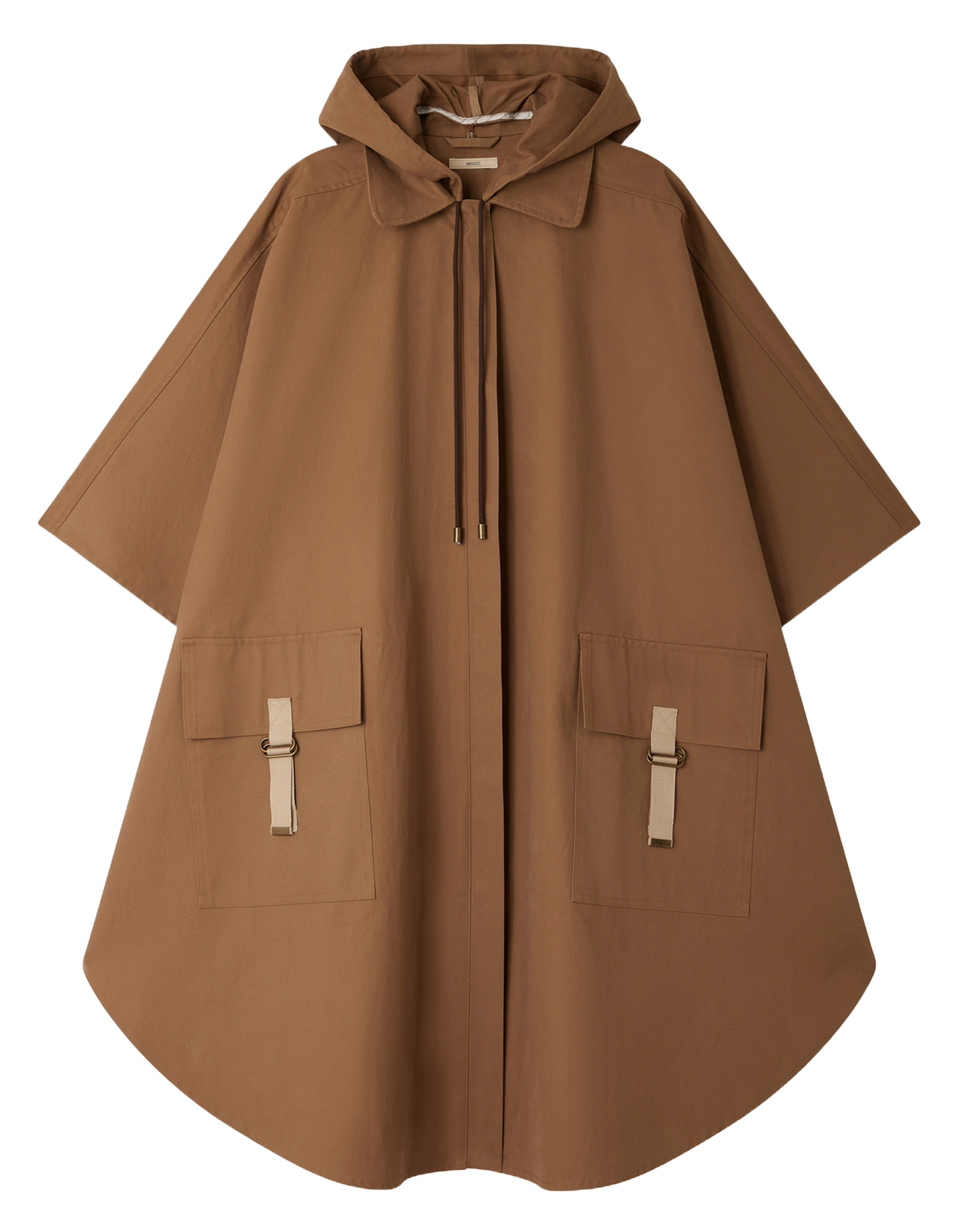 Oversize Baumwollcape SESSUN Beige