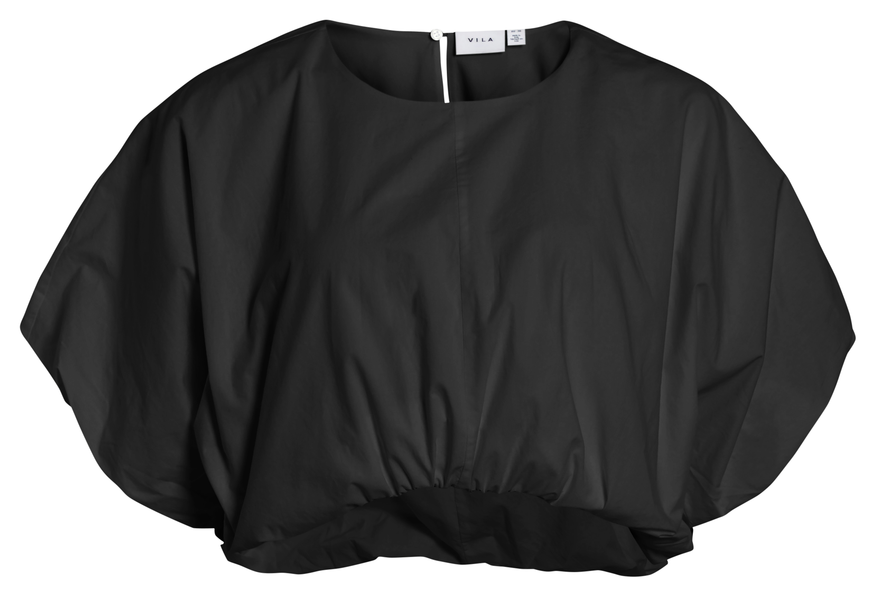 Top oversize en coton bio VILA Noir