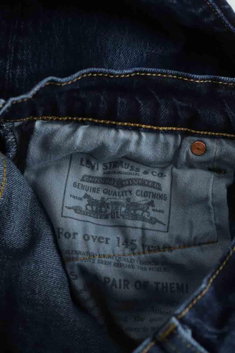 Cotton straight jeans LEVI'S - Seconde main Blue