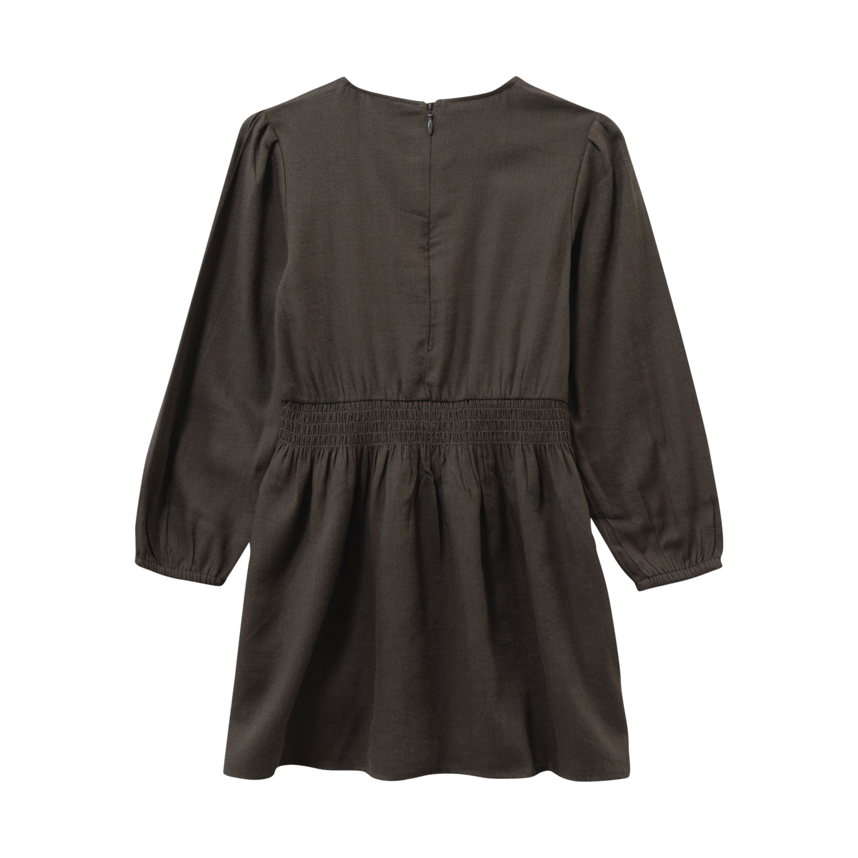 Short dress with embroidery IKKS JUNIOR Khaki