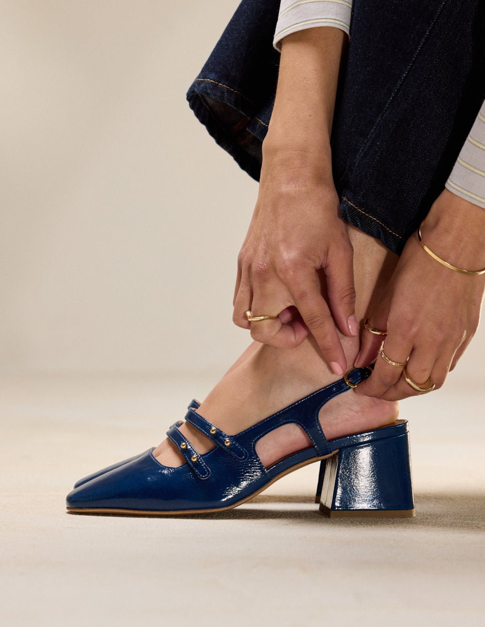 Escarpins ODAJE EX. M.MOUSTACHE Blue