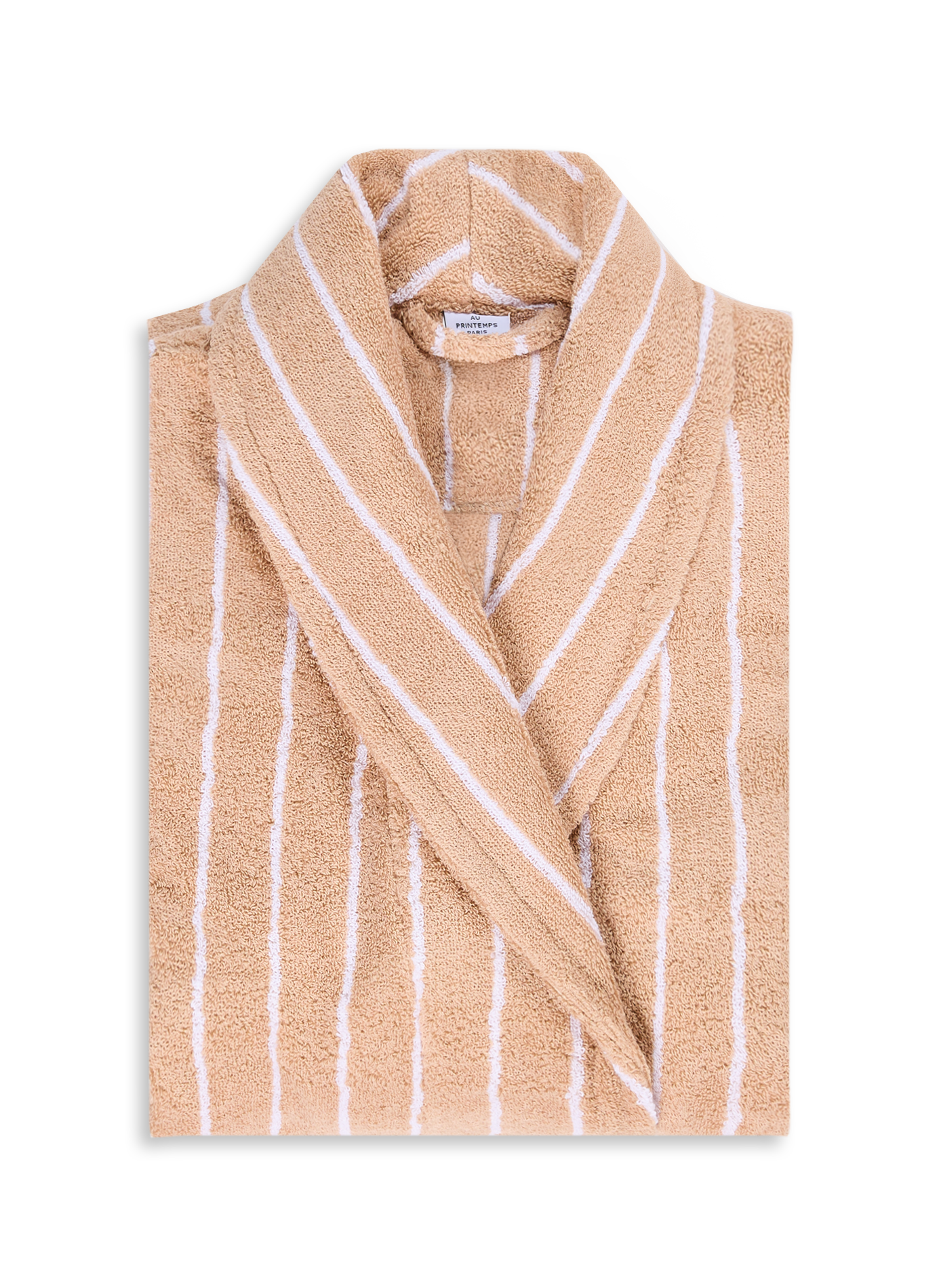 Organic cotton bathrobe AU PRINTEMPS PARIS MAISON Beige
