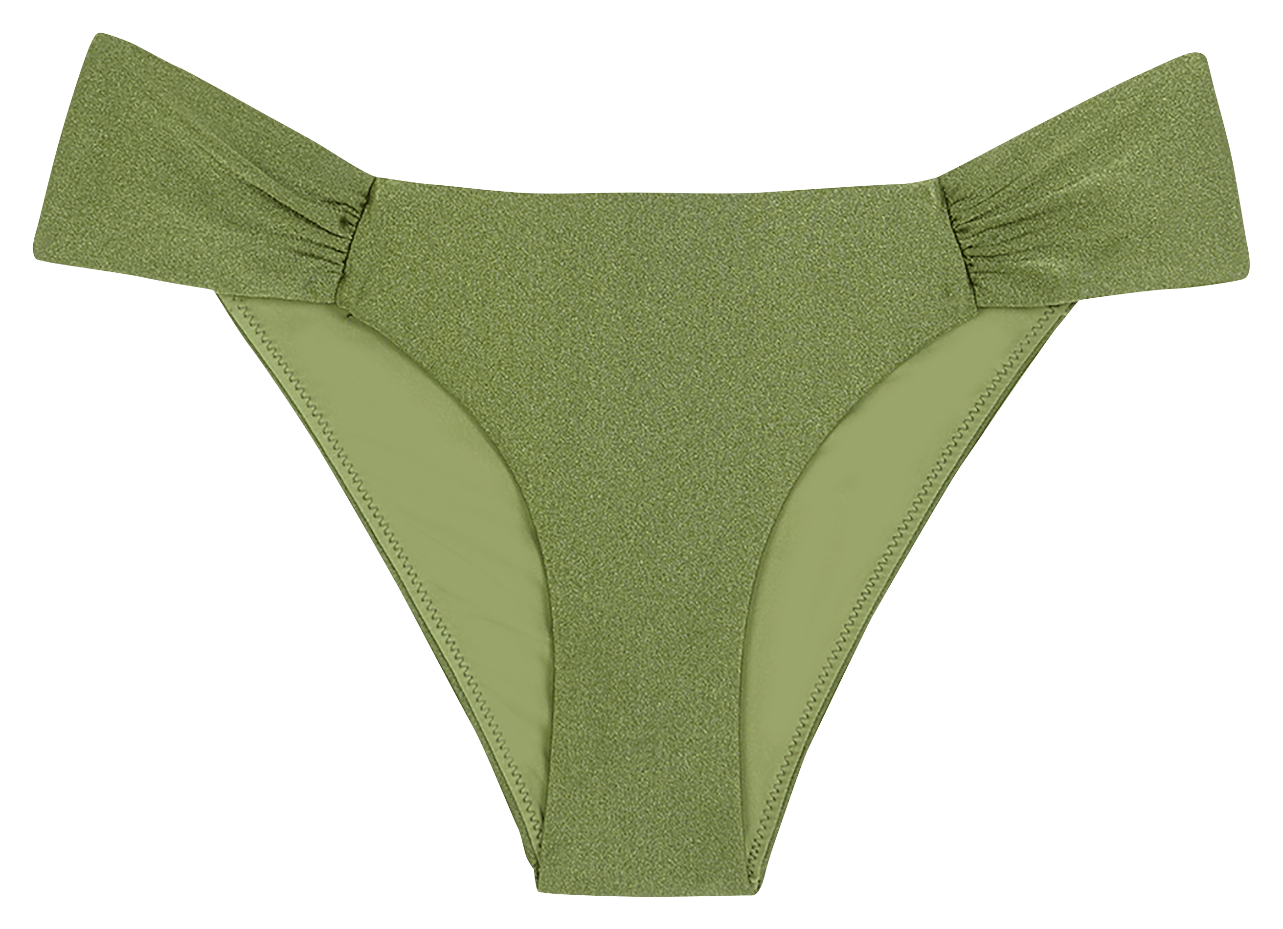 Bas de maillot froncé uni ROBIN COLLECTION Vert
