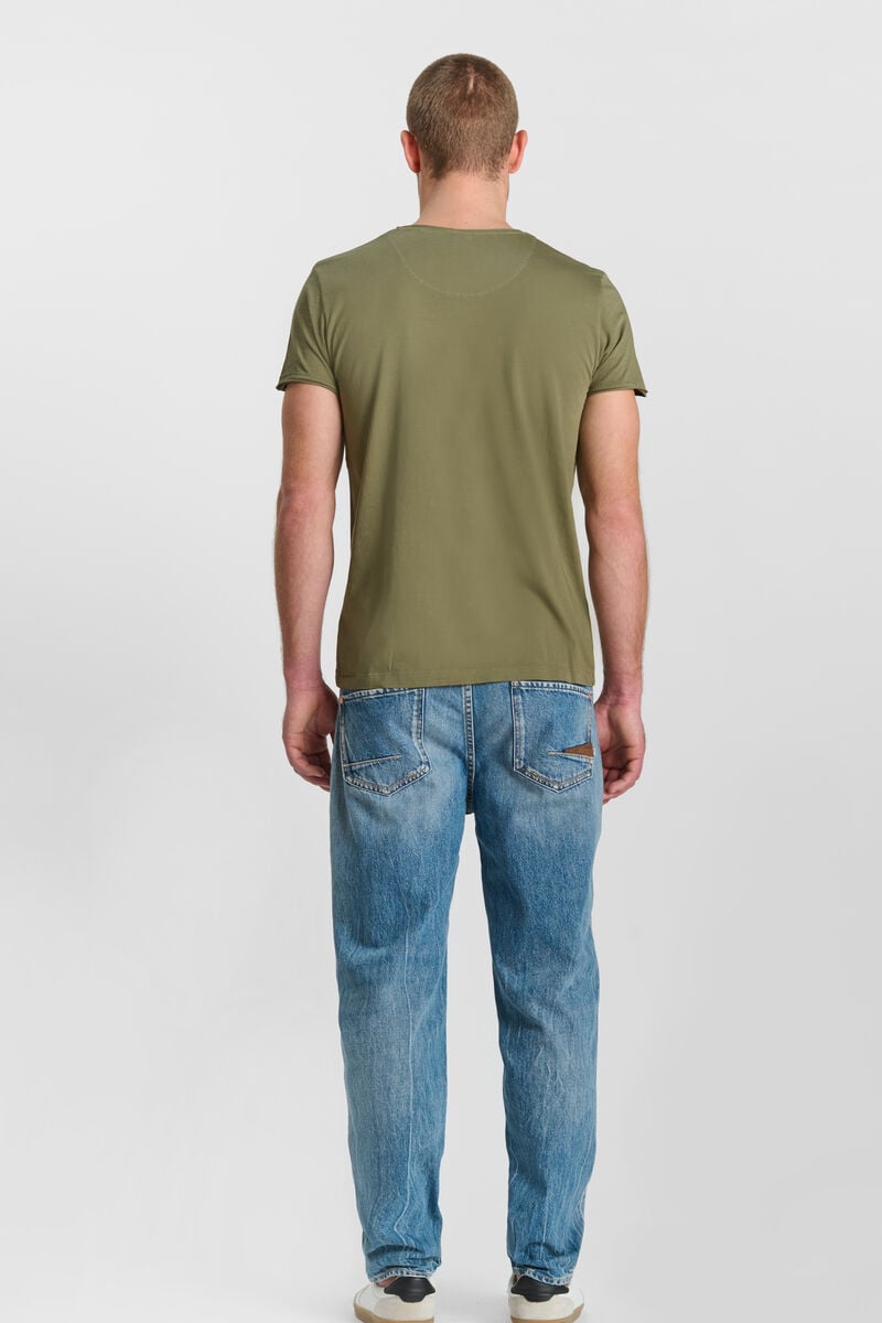 Tommy Badge T-shirt LE TEMPS DES CERISES Khaki