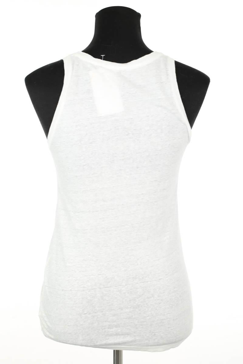 Azawood sleeveless top MAJESTIC FILATURES - SECONDE MAIN White