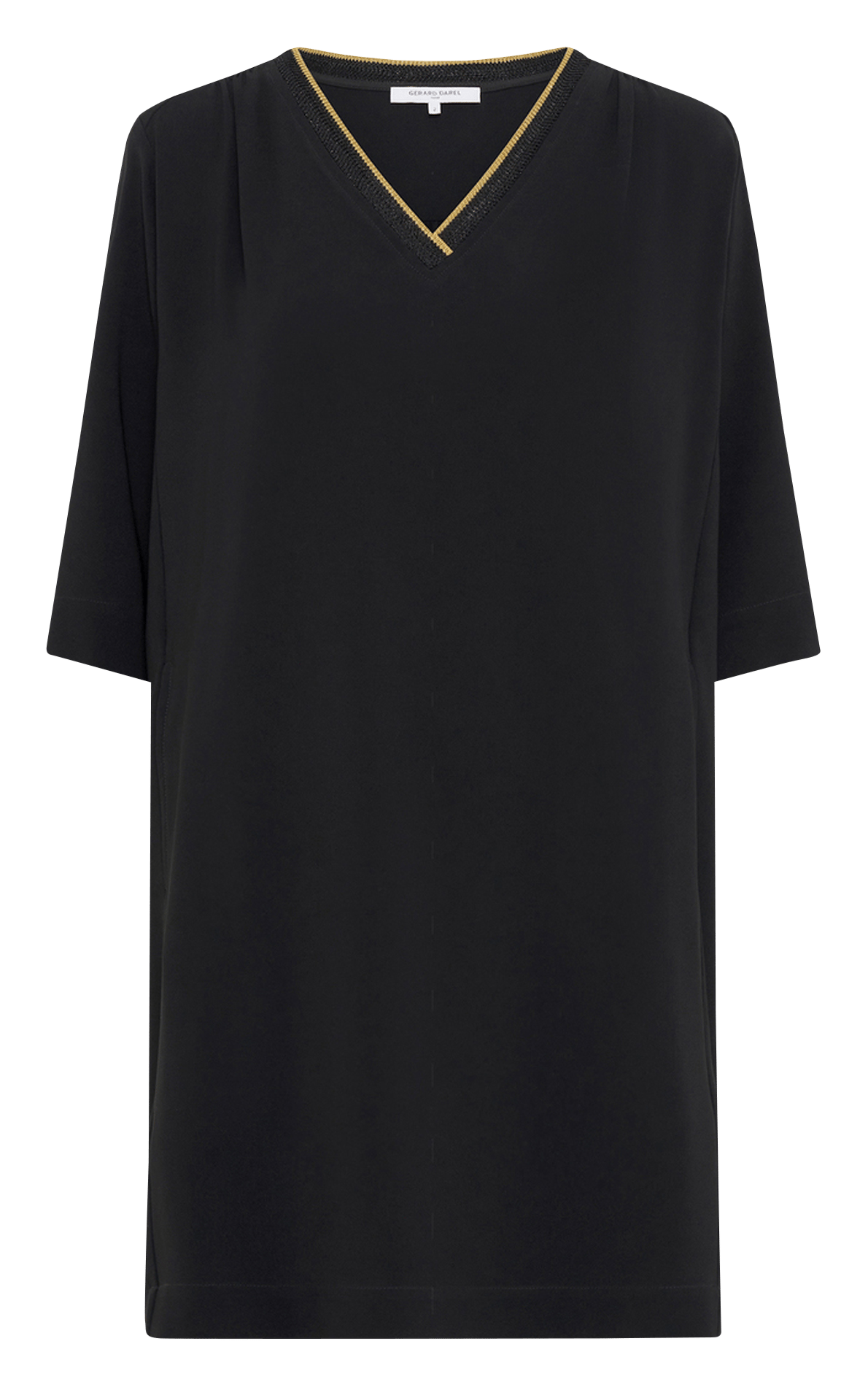 Robe courte col V GERARD DAREL Noir