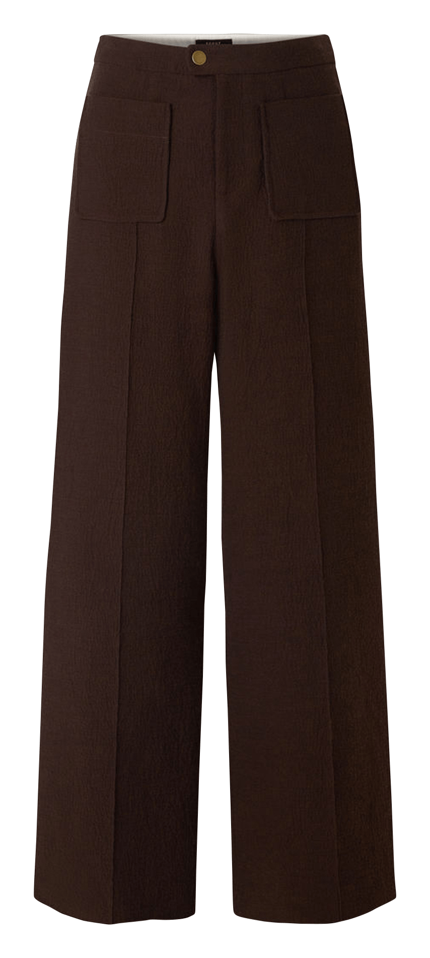 Pantalon droit en coton SOEUR Marron