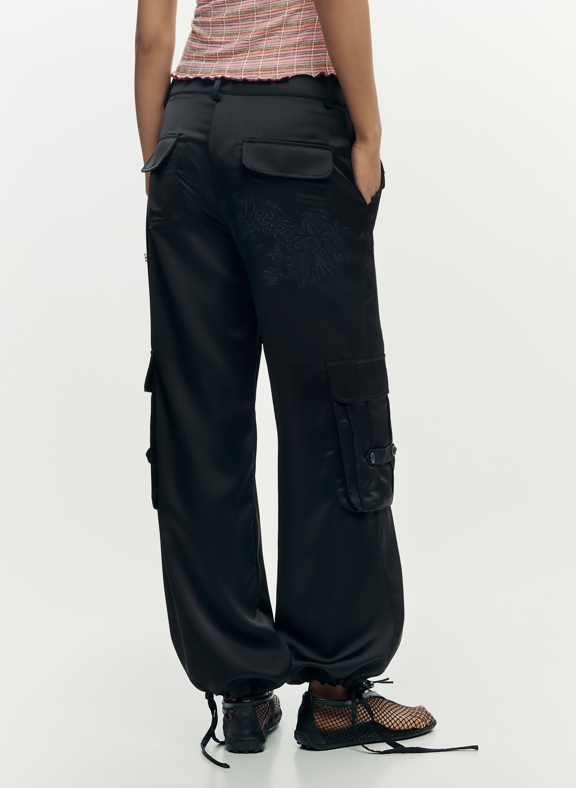 Cargo pants DESIGUAL Black
