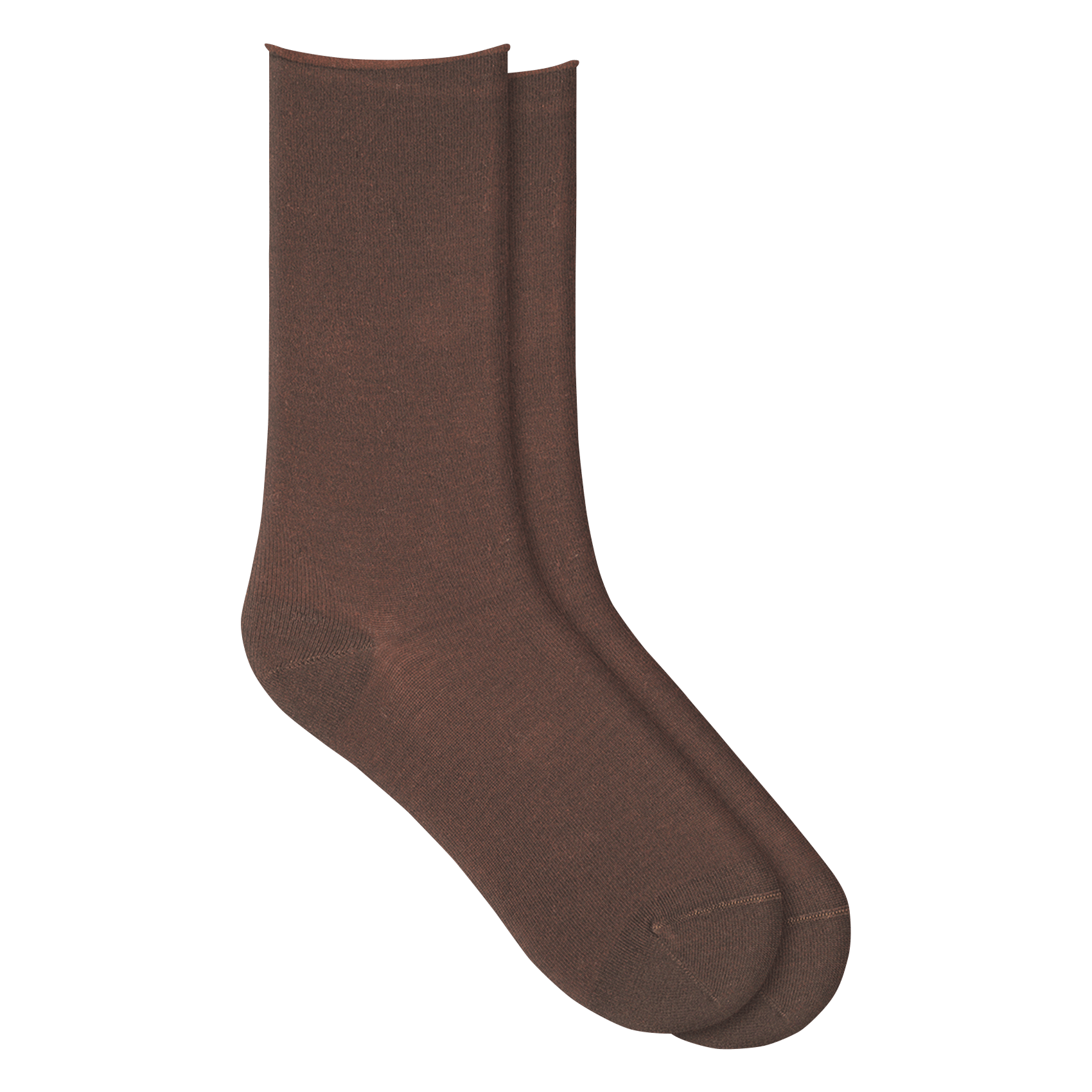 Mittelhohe Socken aus Baumwoll-Mix BLEUFORET Braun
