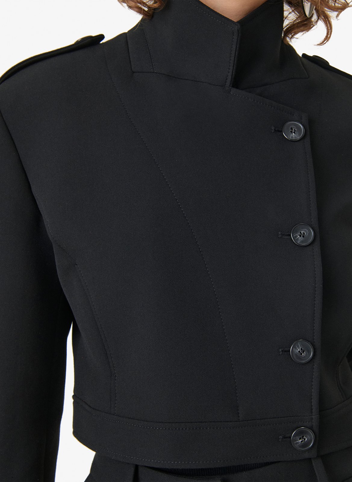 Veste ajustée col montant IRO Noir
