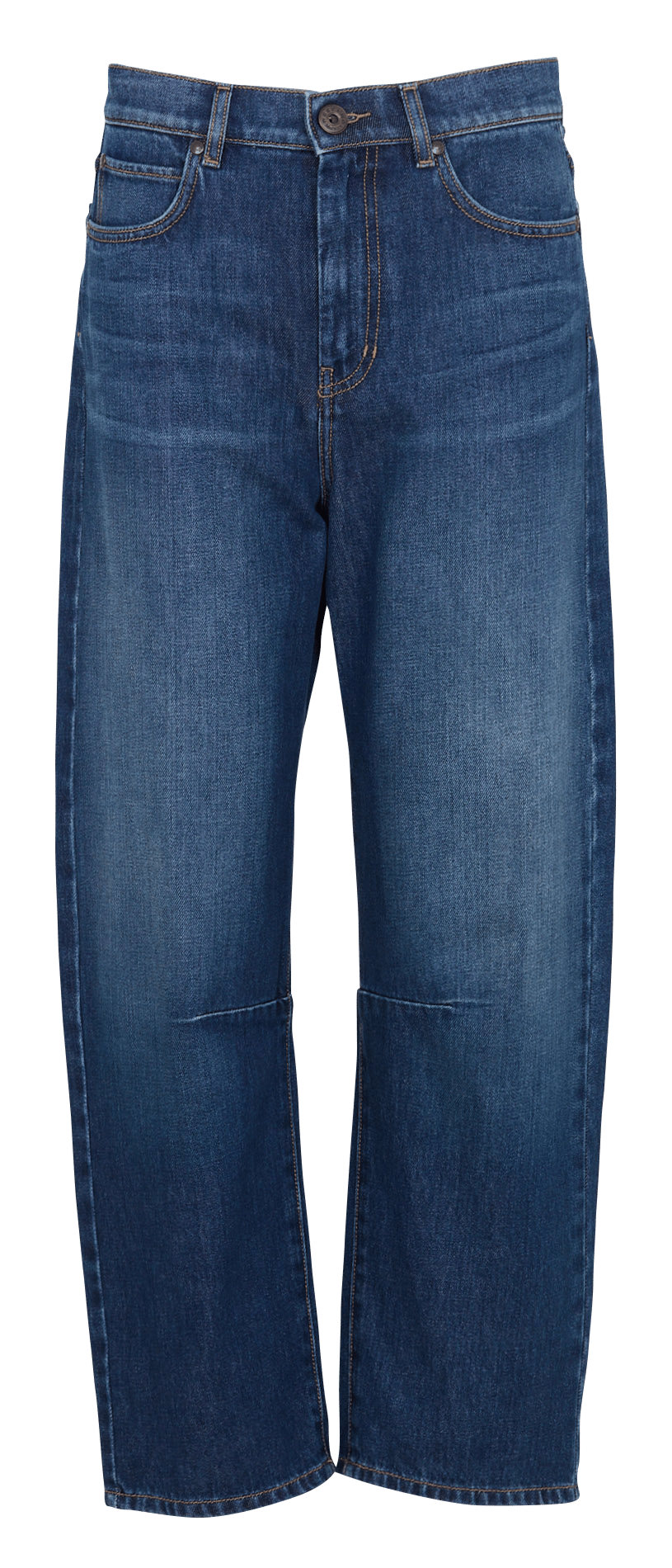 Straight Cut Jeans aus Baumwolle MAX MARA WEEK END Blau