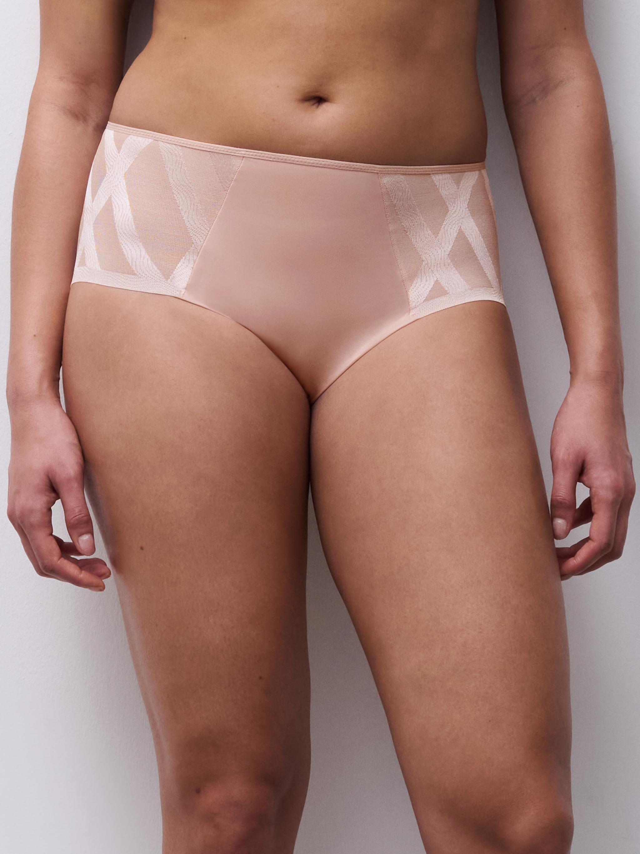 High-waisted panties CHANTELLE Beige