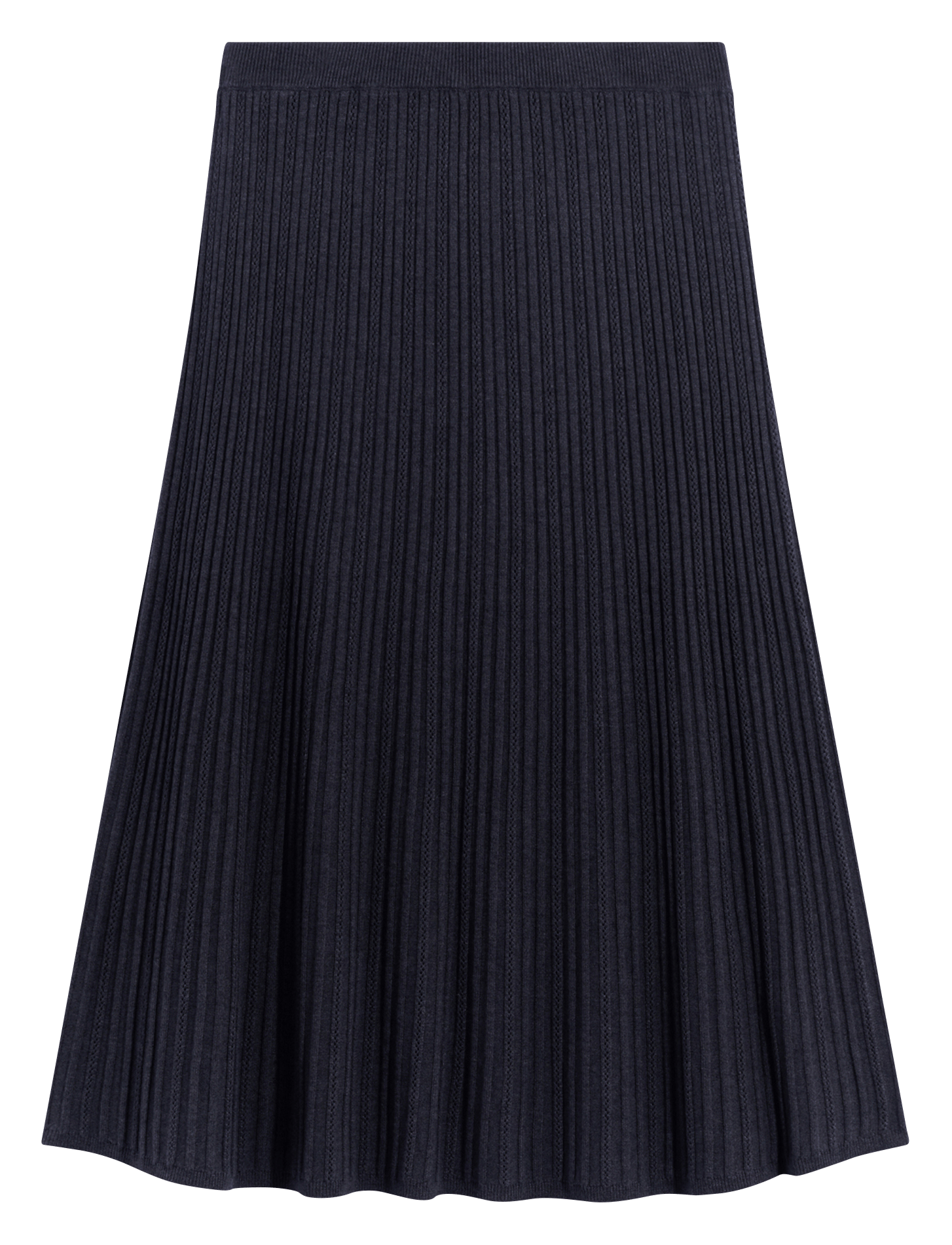 Pleated flared midi skirt GERARD DAREL Grey