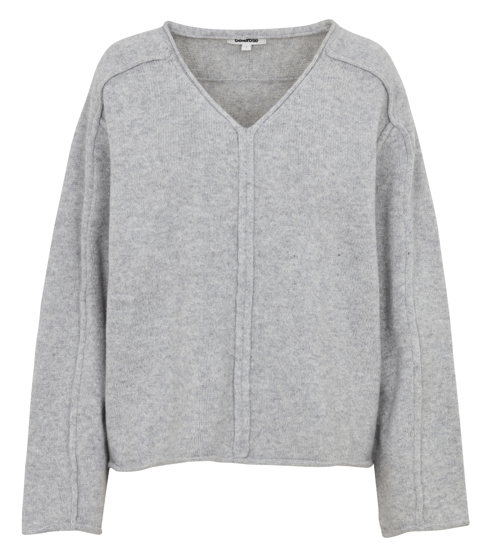 Loose-fit wool V-neck sweater BELLEROSE Grey