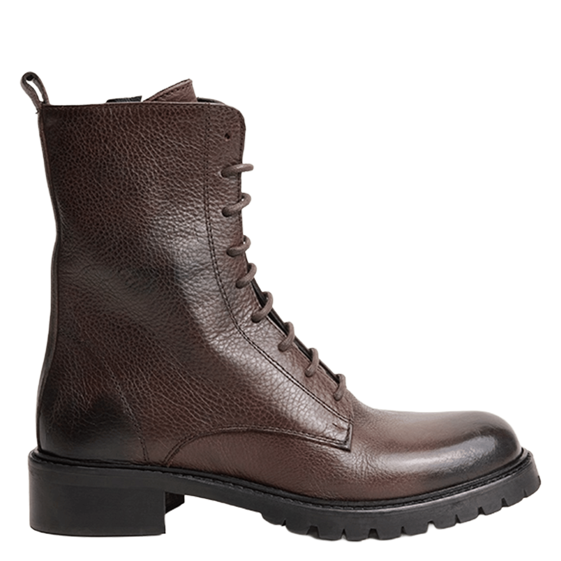 Bottes en cuir à lacets JONAK