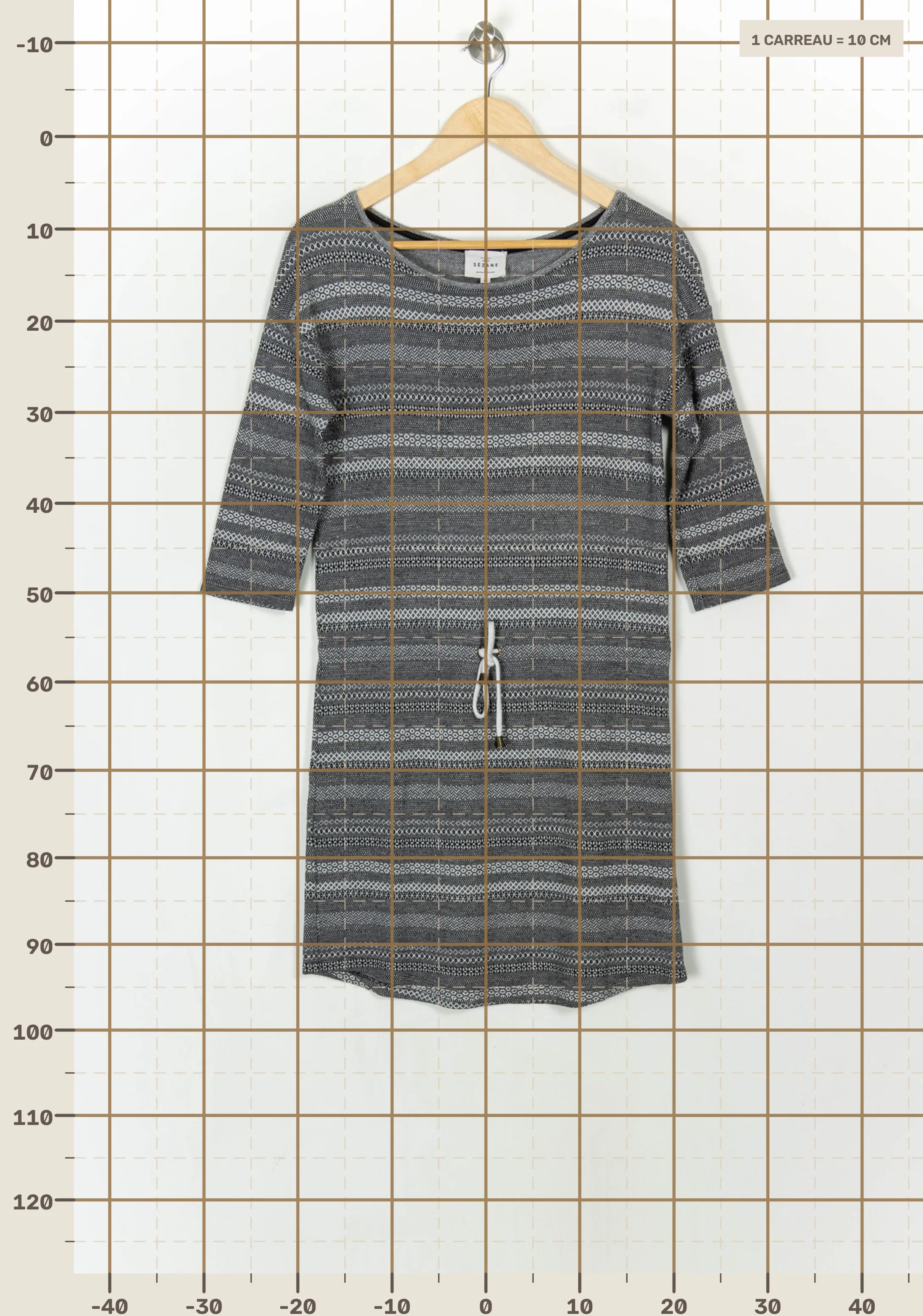 Robe courte & midi SEZANE - Seconde main Gris