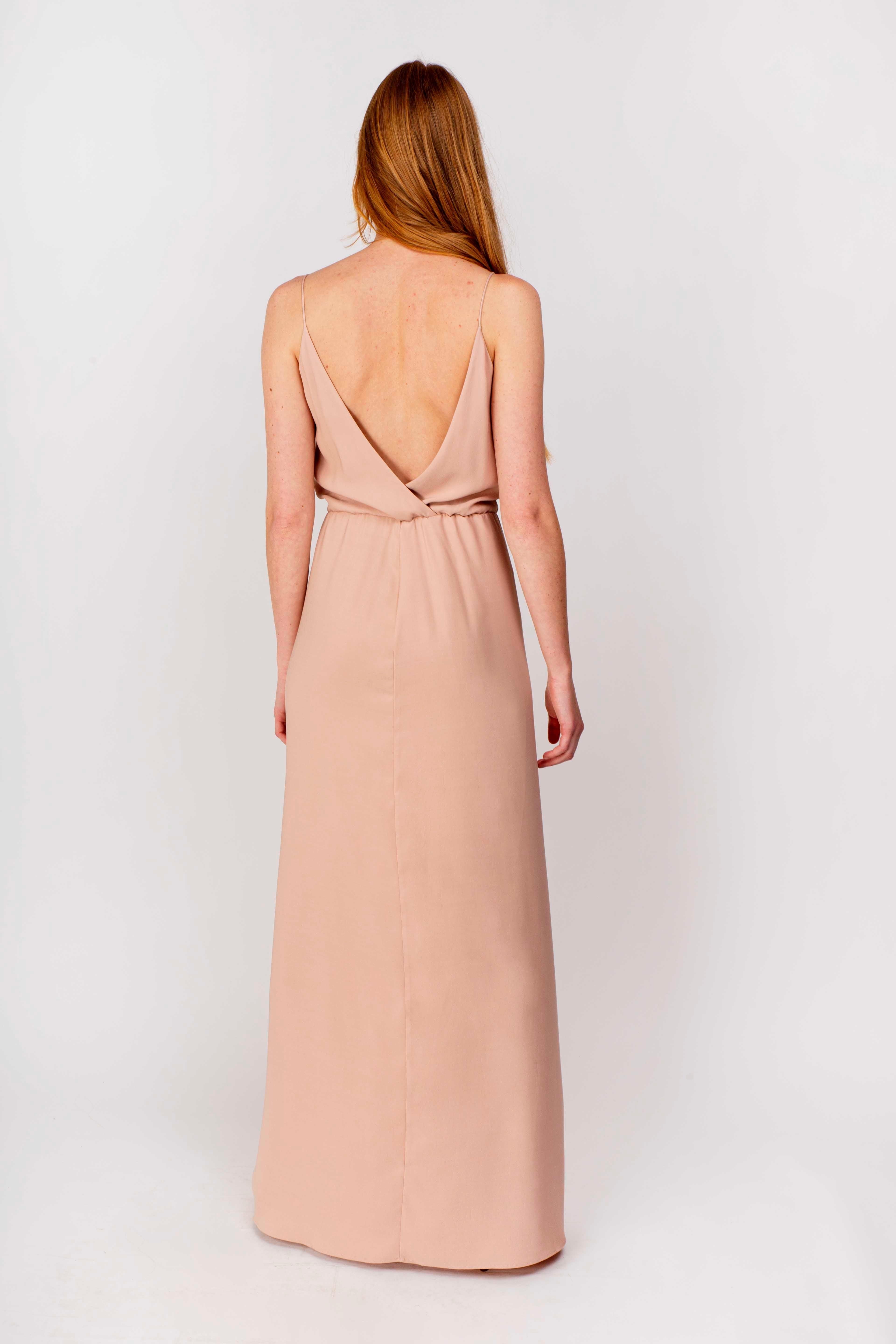Robe longue MAISON LEMOINE - Seconde main Rose