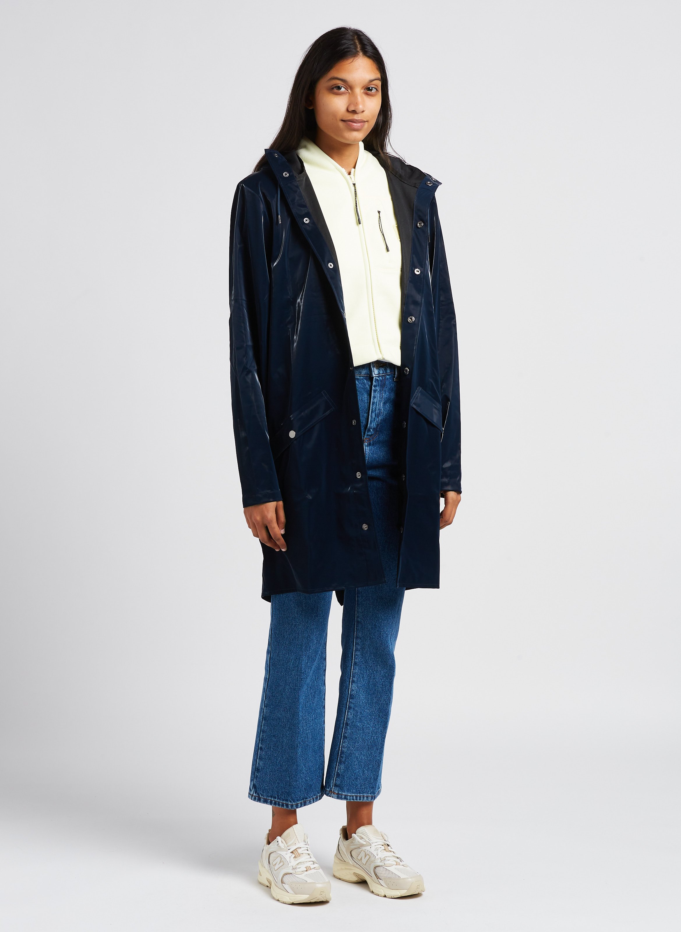 V-neck jacket RAINS Yellow