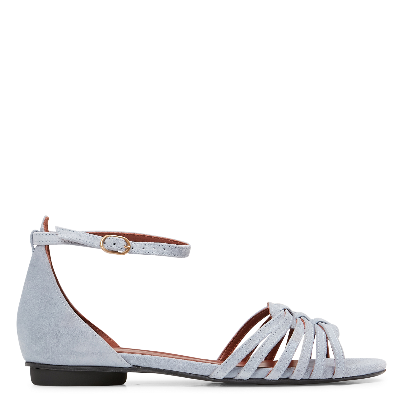 Platte, leren sandalen ANONYMOUS COPENHAGEN Blauw