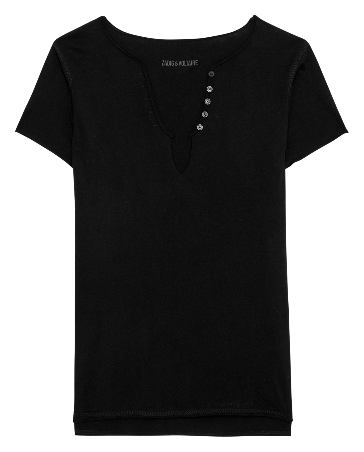 Tunisian organic cotton t-shirt Black