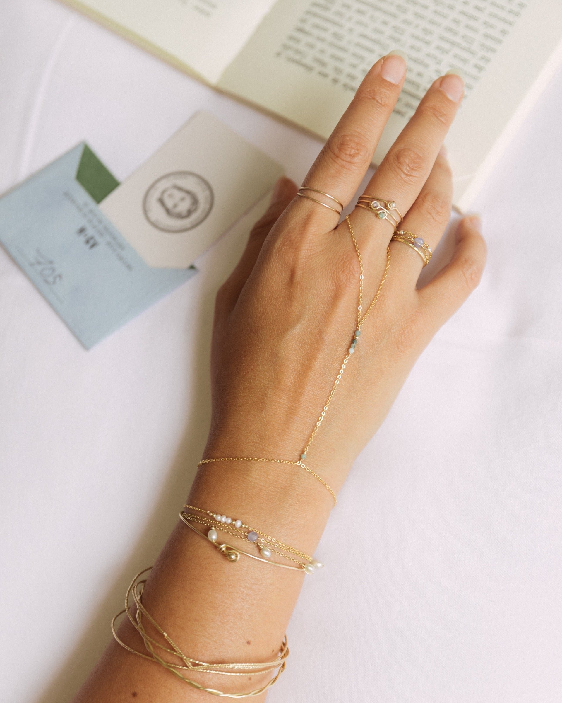 Hand jewelry Thea - emerald YAY Green