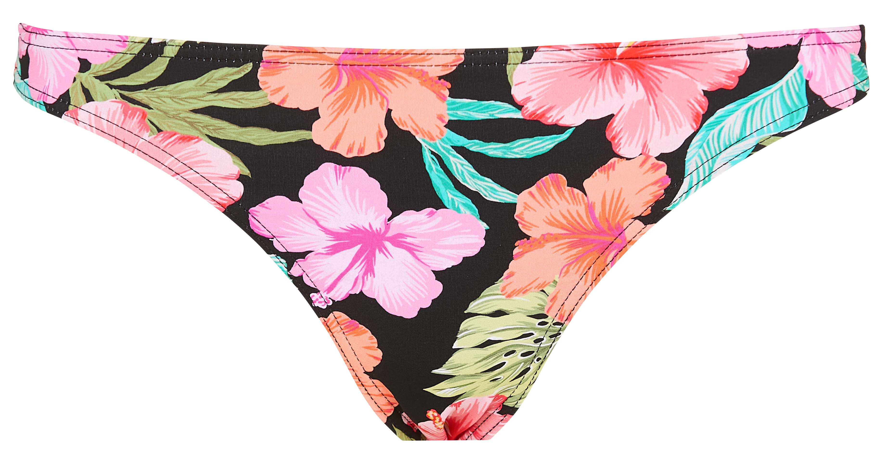 Printed bikini bottoms BANANA MOON Black