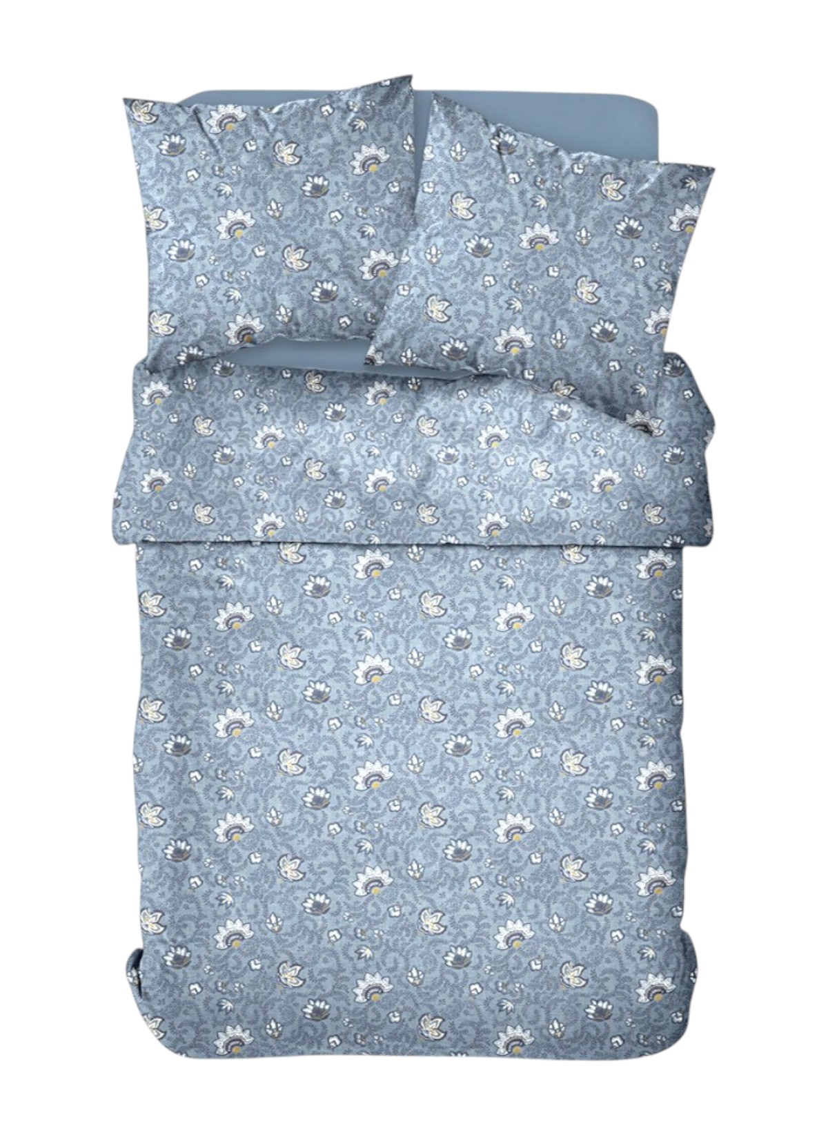 Printed cotton bed set TODAY LINGE DE MAISON Green