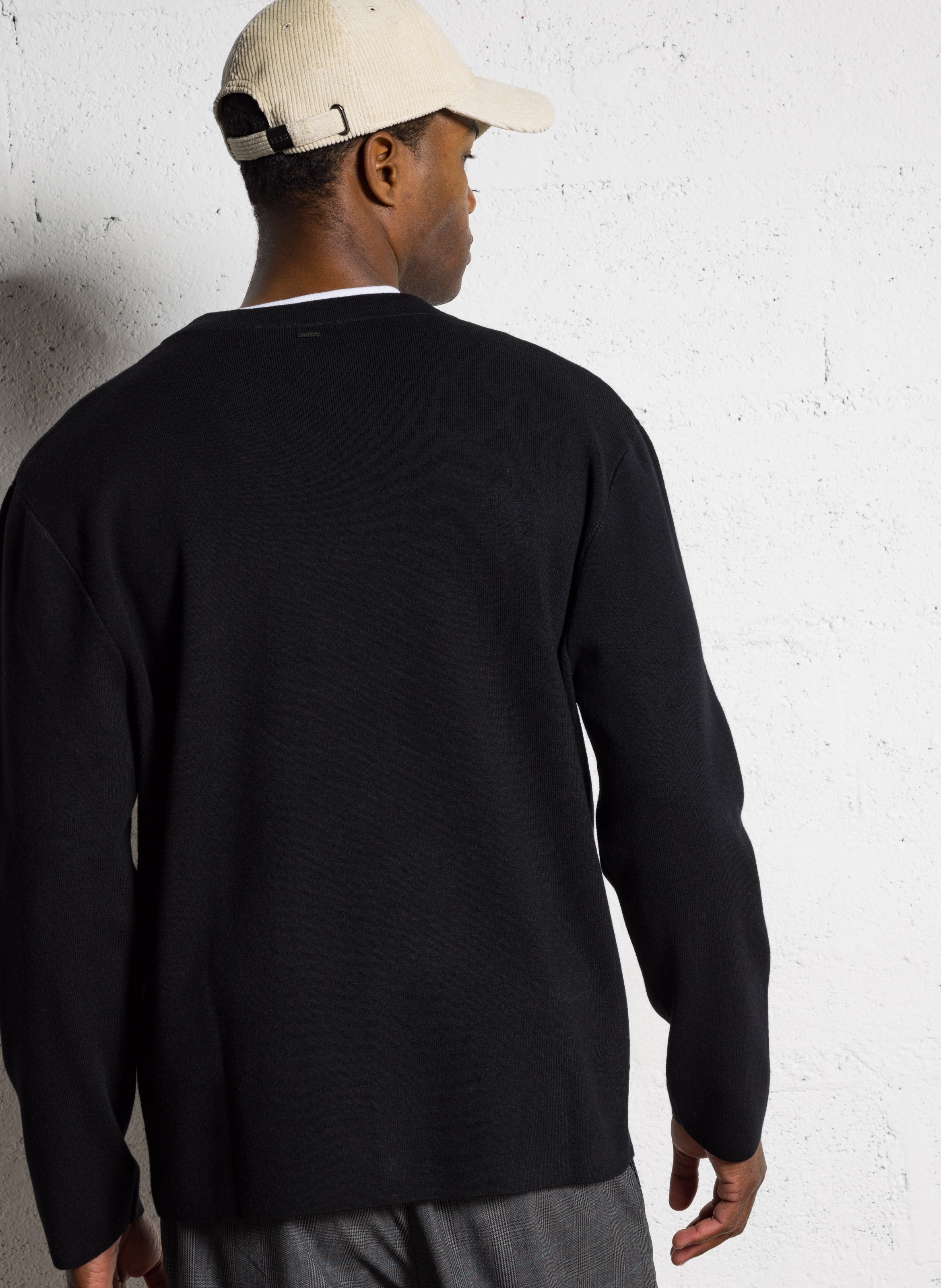 Cardigan mit V-Ausschnitt IKKS Schwarz