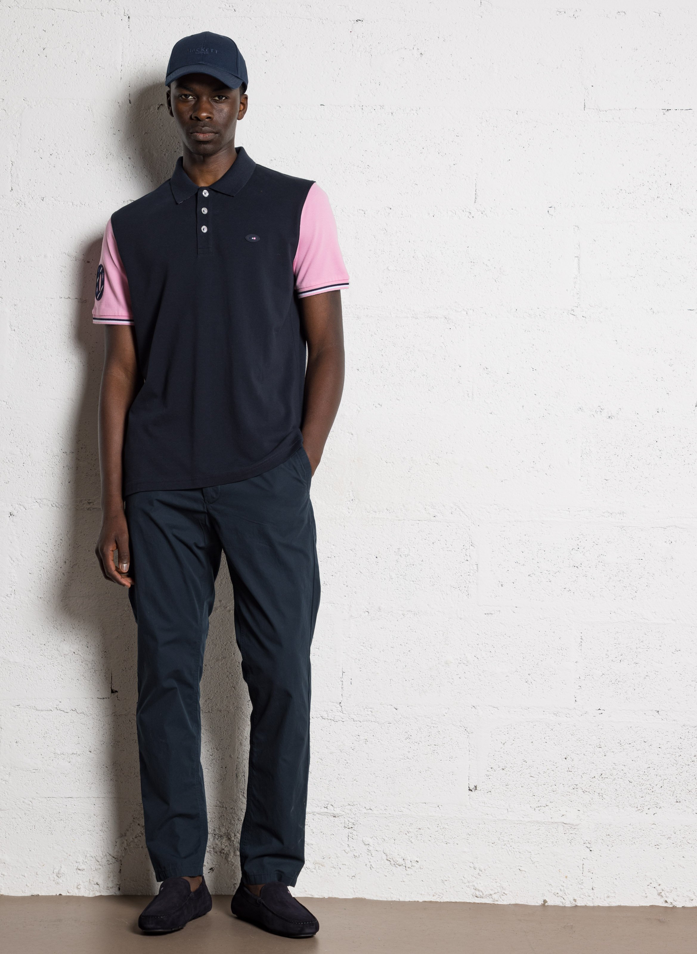 Pantalon droit en coton bio KNOWLEDGE COTTON APPAREL Bleu