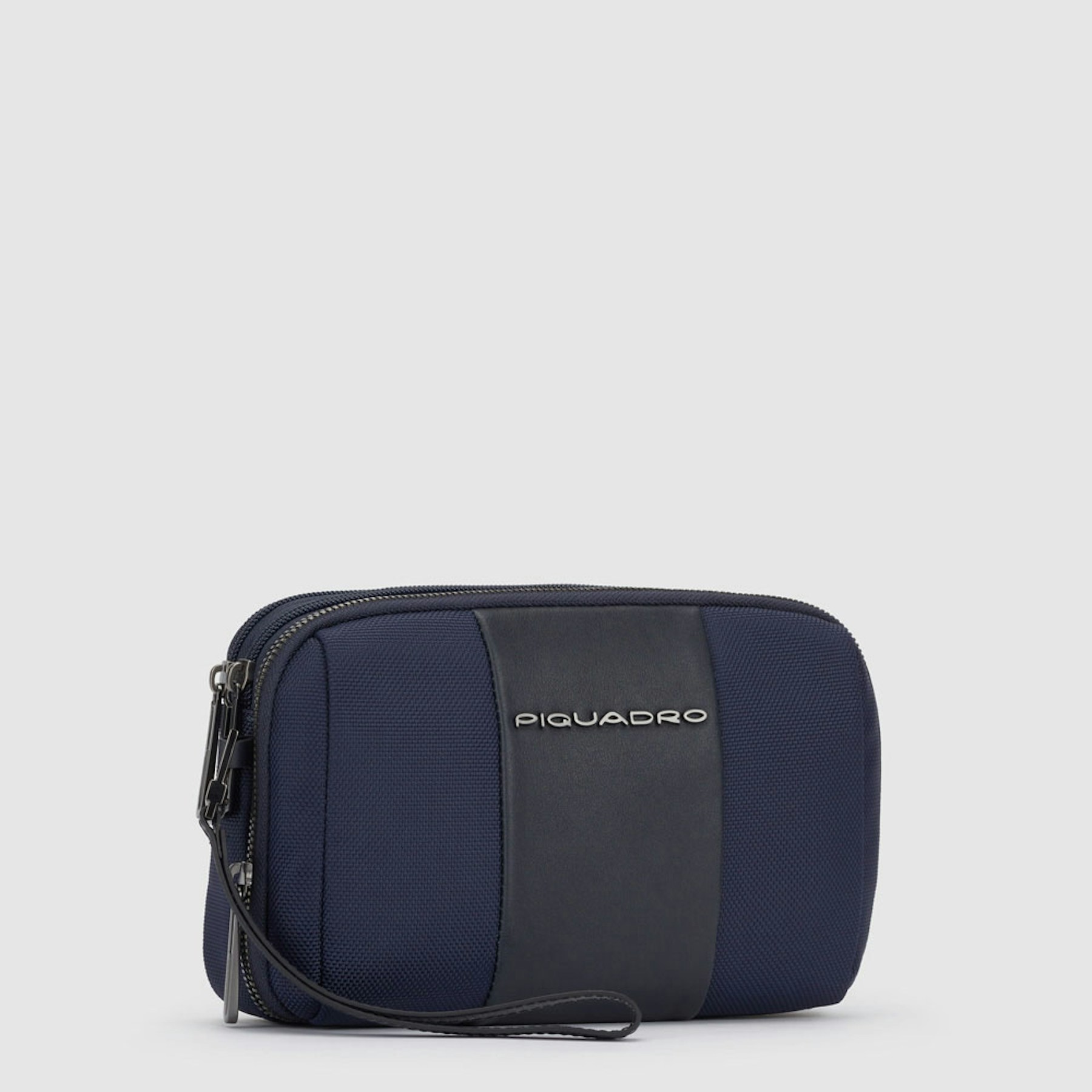 Handbag made from recycled fabric PIQUADRO Blue