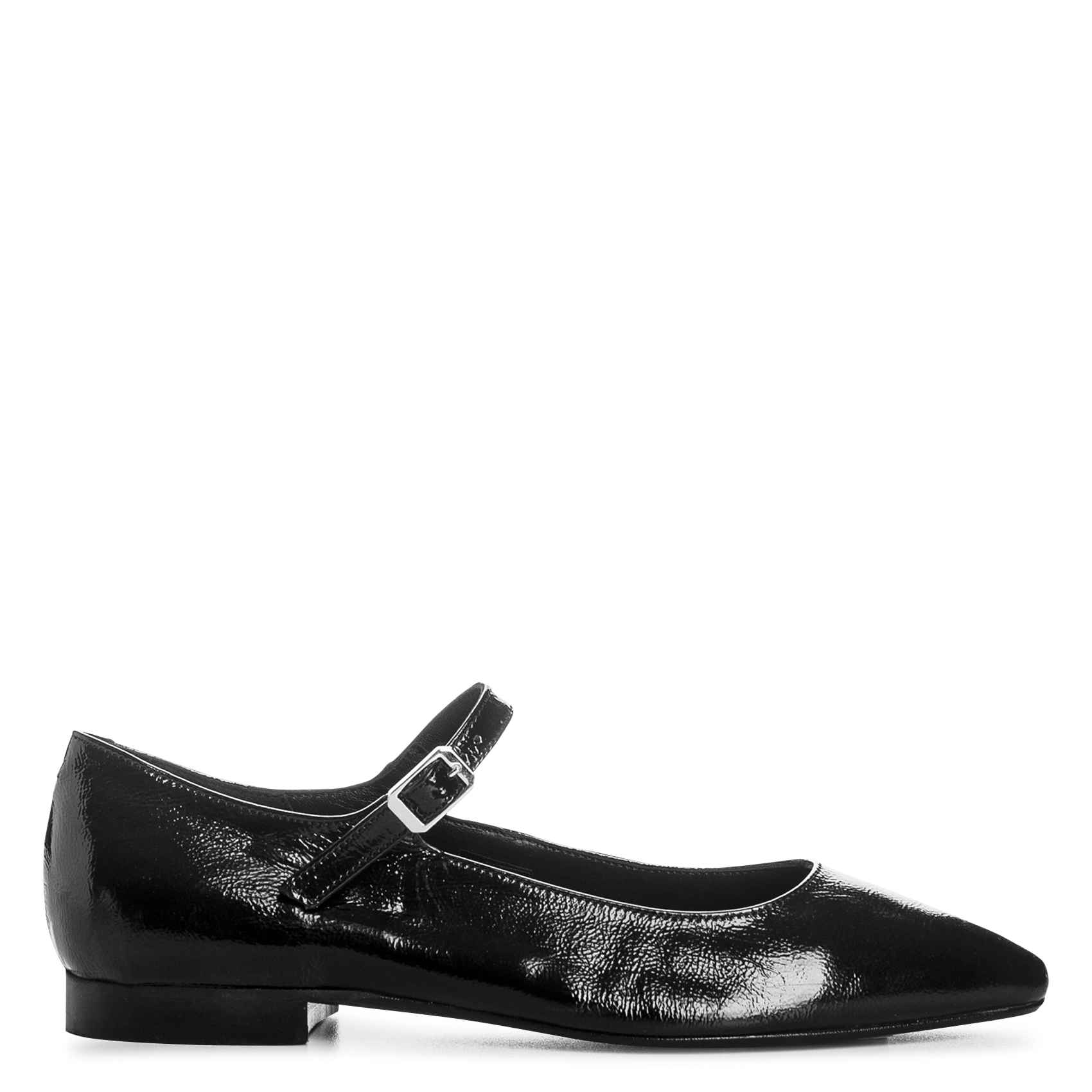 Ballerina's van lakleer REQINS Zwart